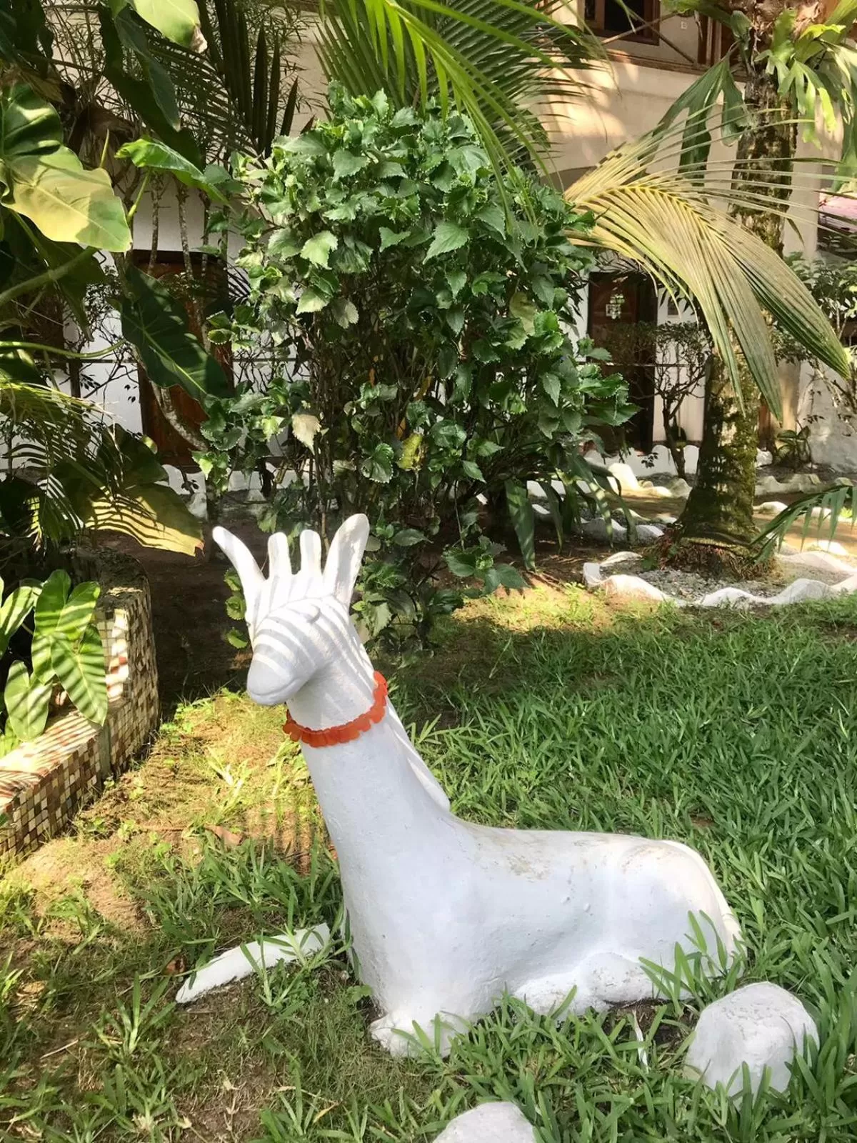 Garden in Boblin la Mer hotel restaurant plage