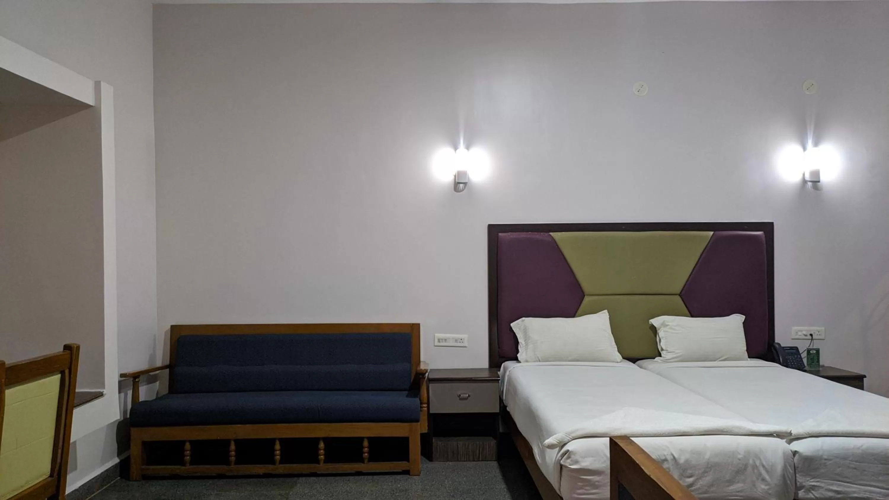 Bedroom in Kanthi Resorts Badami