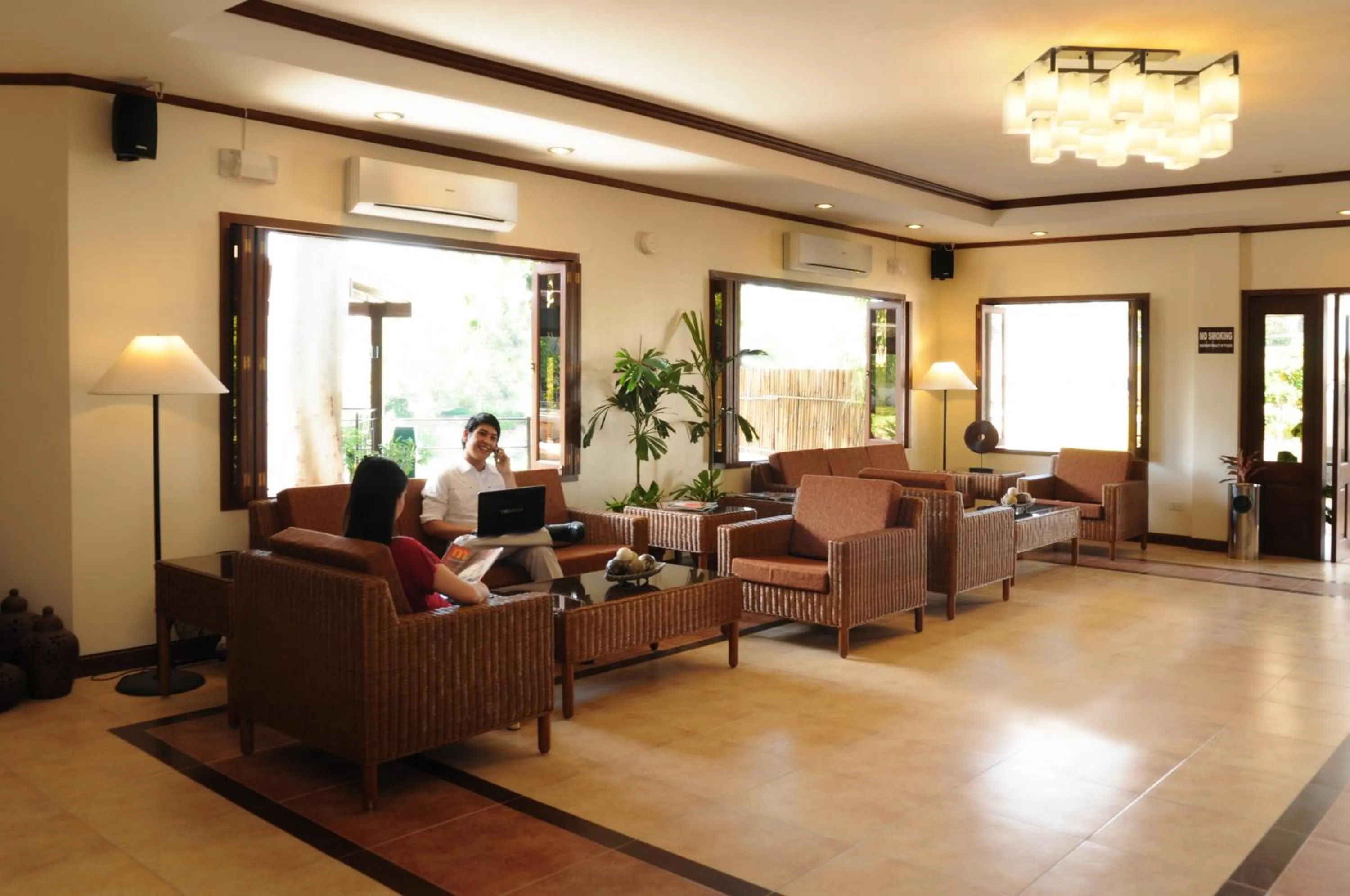 Lobby or reception in Hotel Tropika