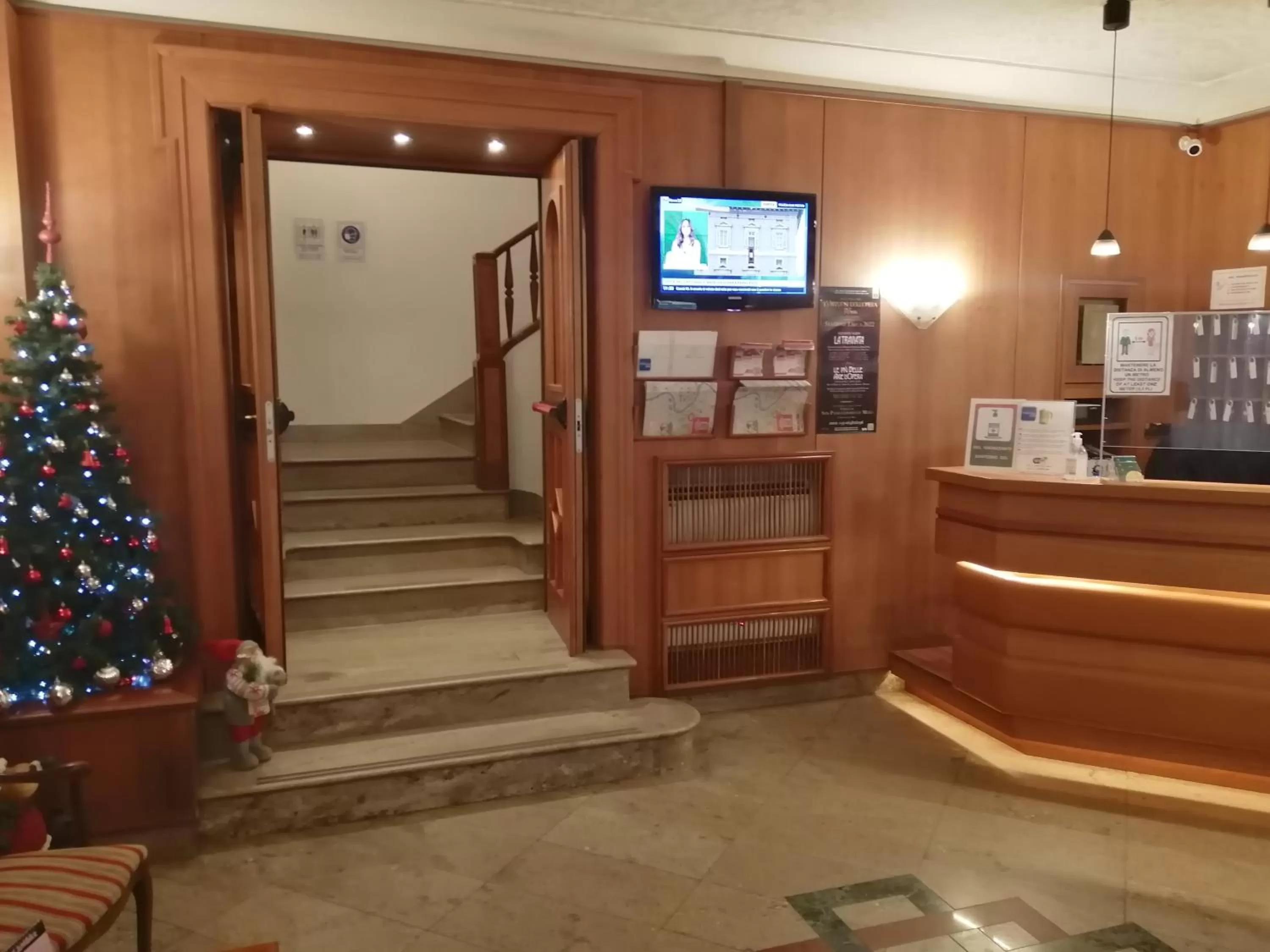 Lobby or reception in Hotel Verona Rome