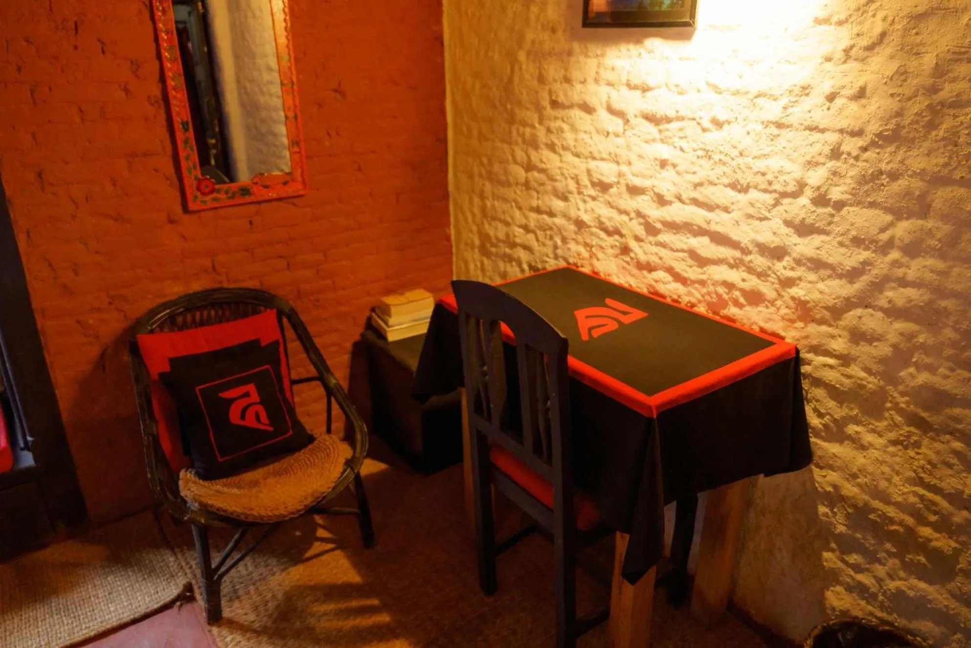 Seating area in Hira Guest House