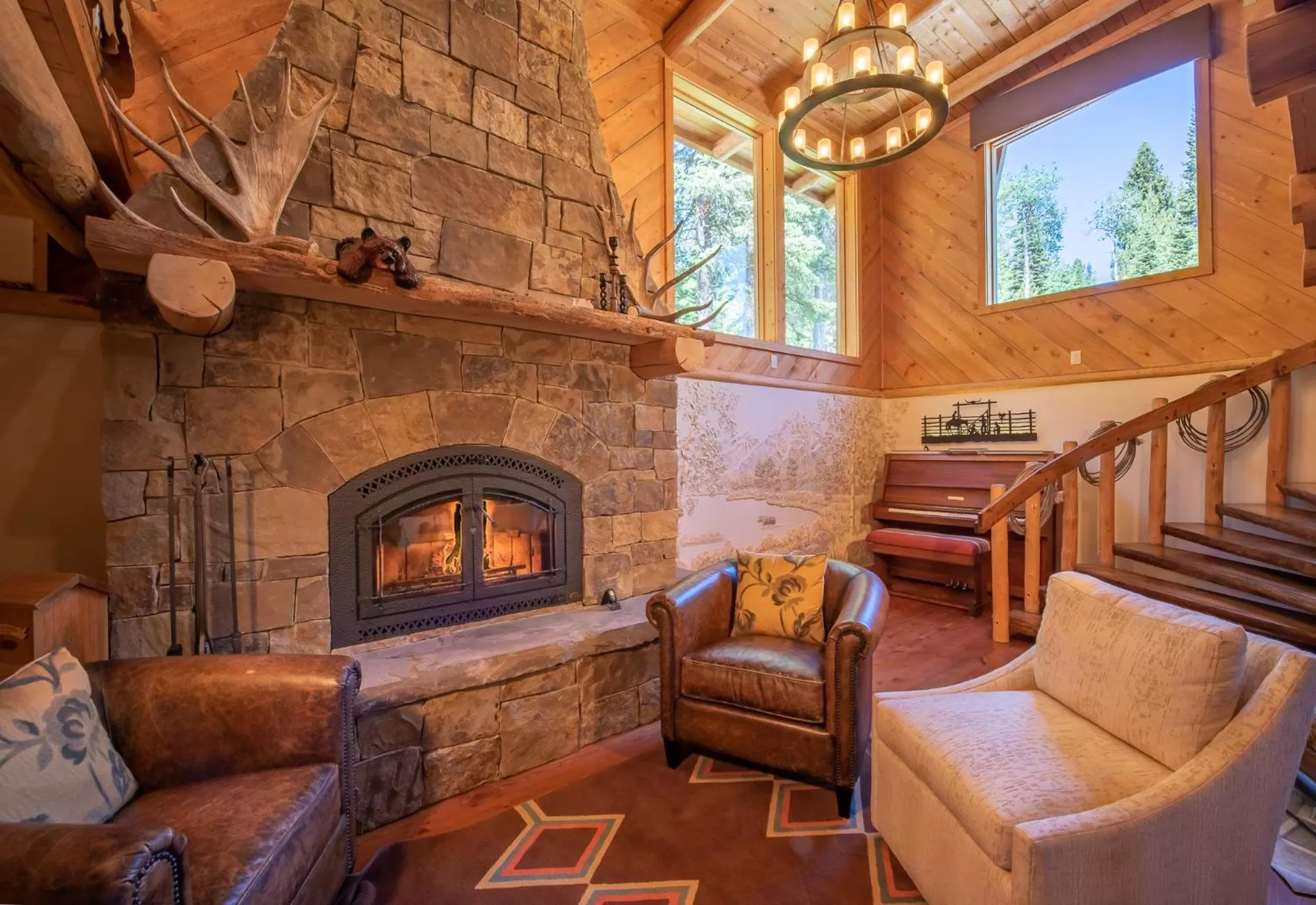 Living room in Jackson Hole Hideout