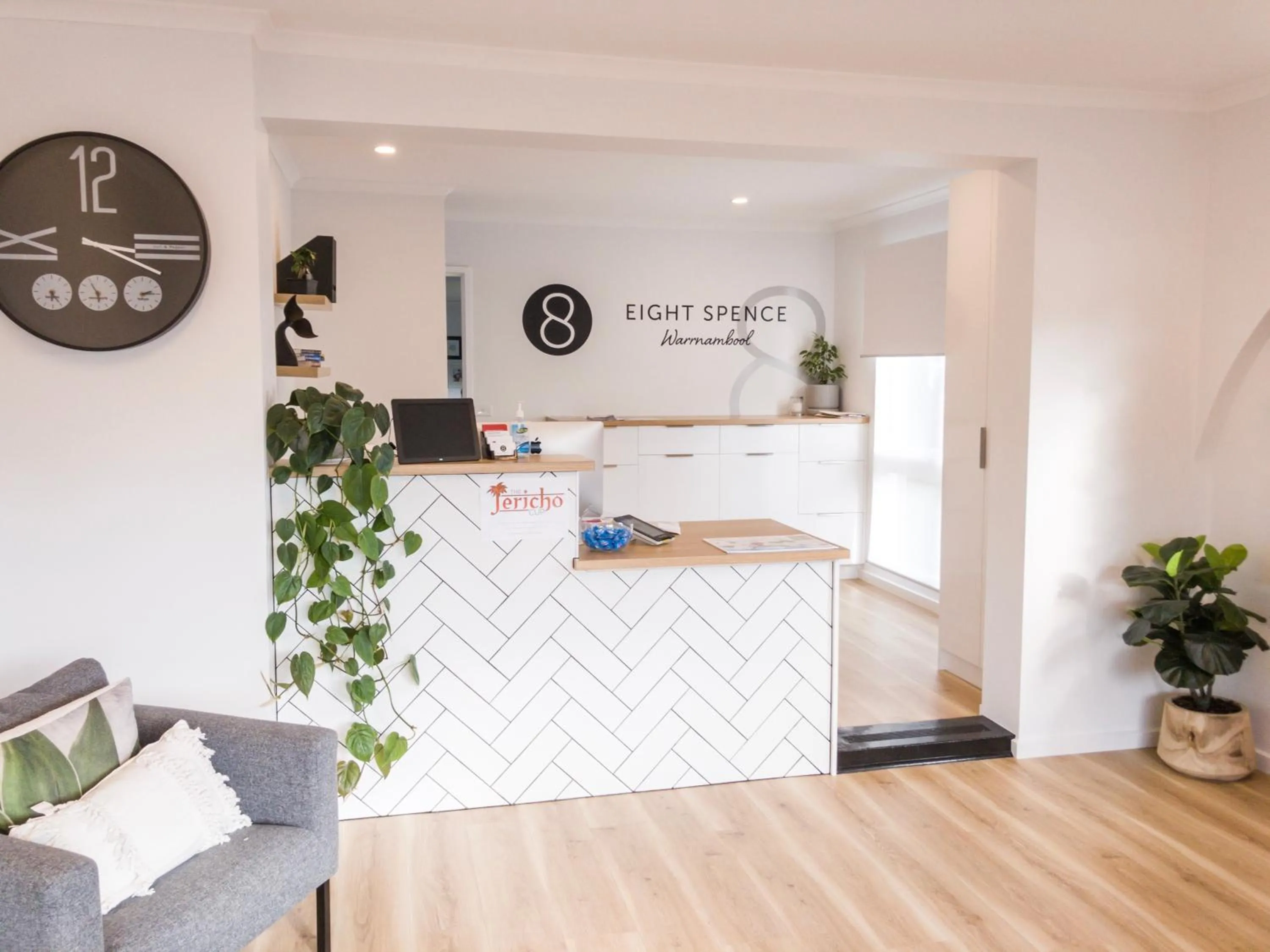 Lobby or reception in Eight Spence