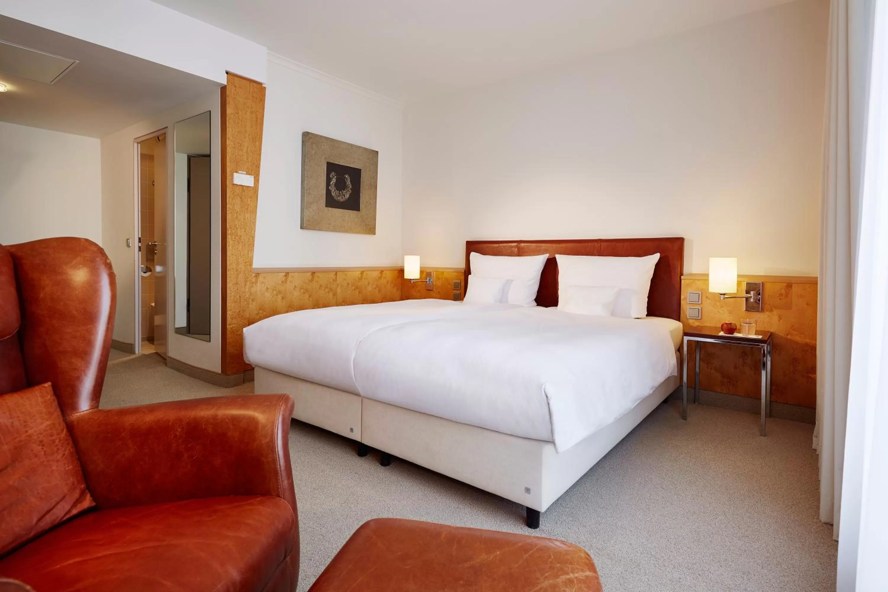 Photo of the whole room, Bed in Lindner Hotel Dusseldorf Airport, part of JdV by Hyatt