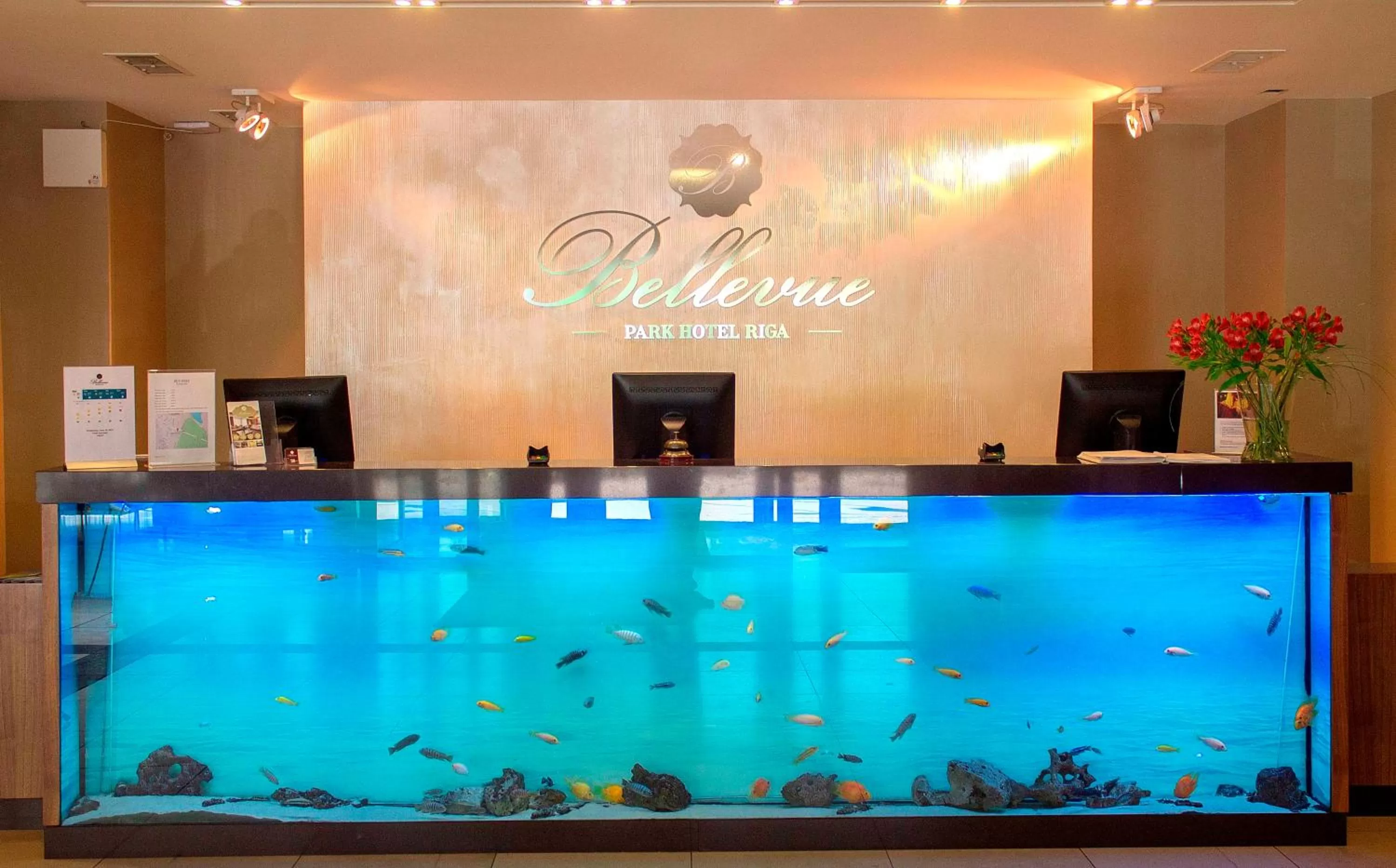 Property building in Bellevue Park Hotel Riga with FREE Parking