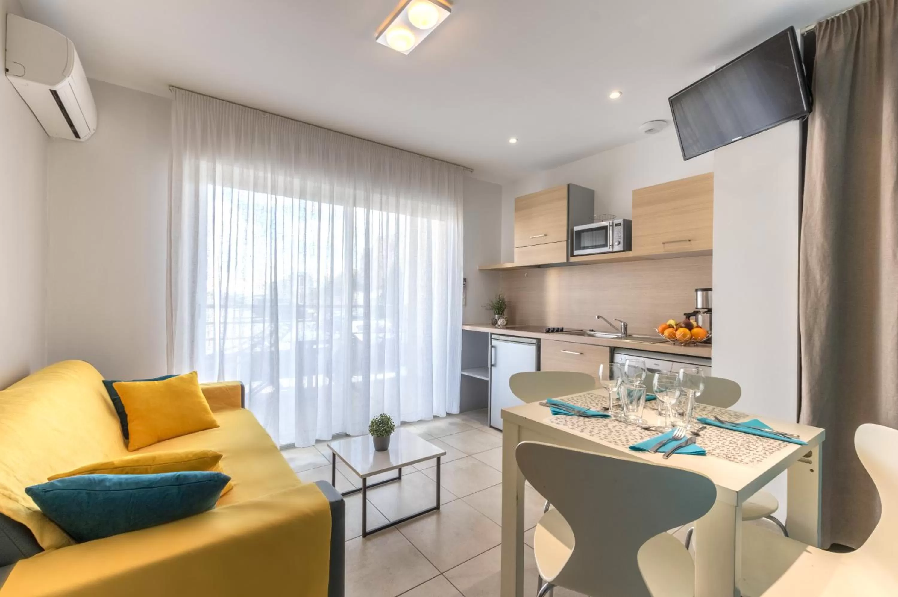 Living room in Résidence Thalacap