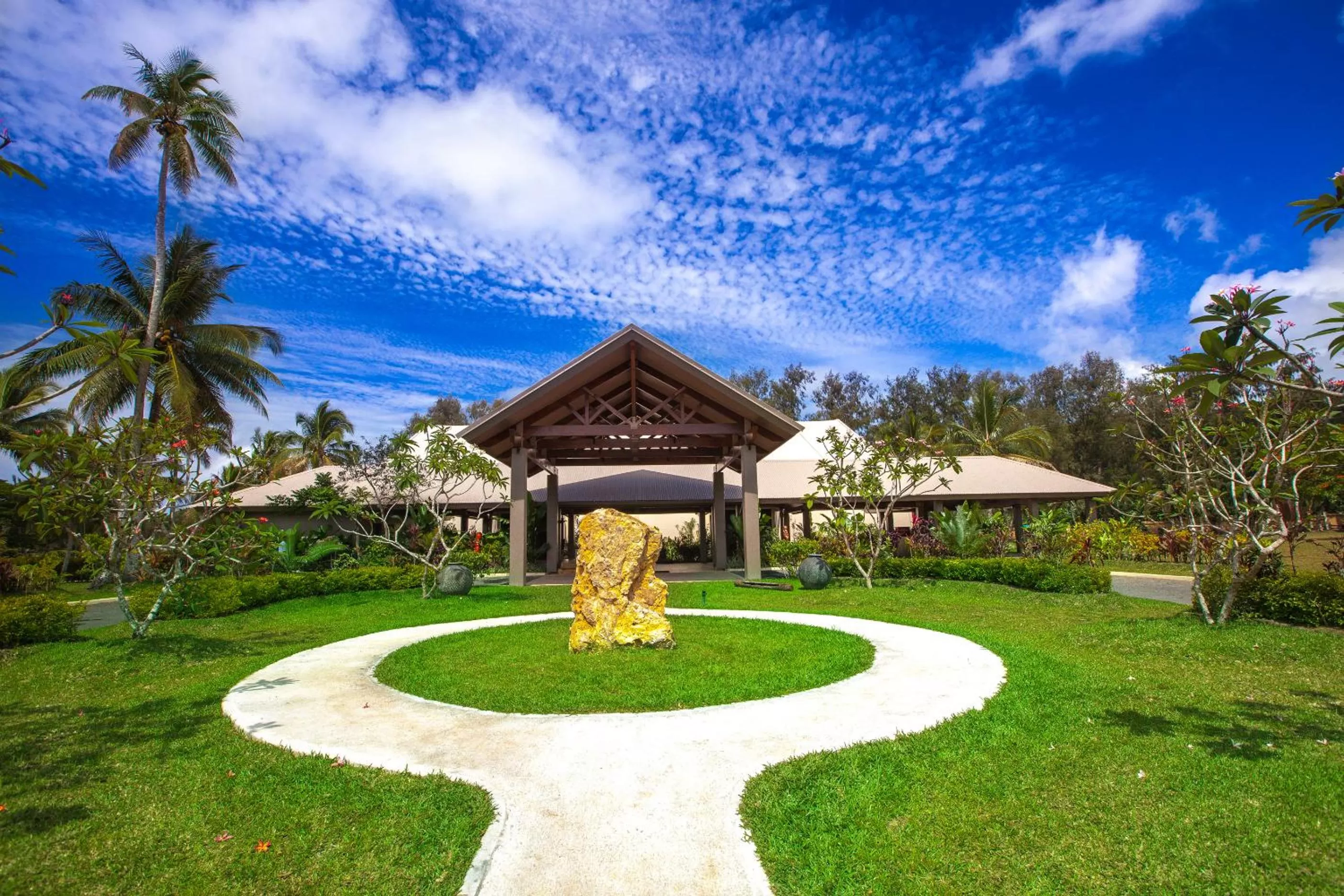 Facade/entrance in Warwick Le Lagon Resort & Spa, Vanuatu