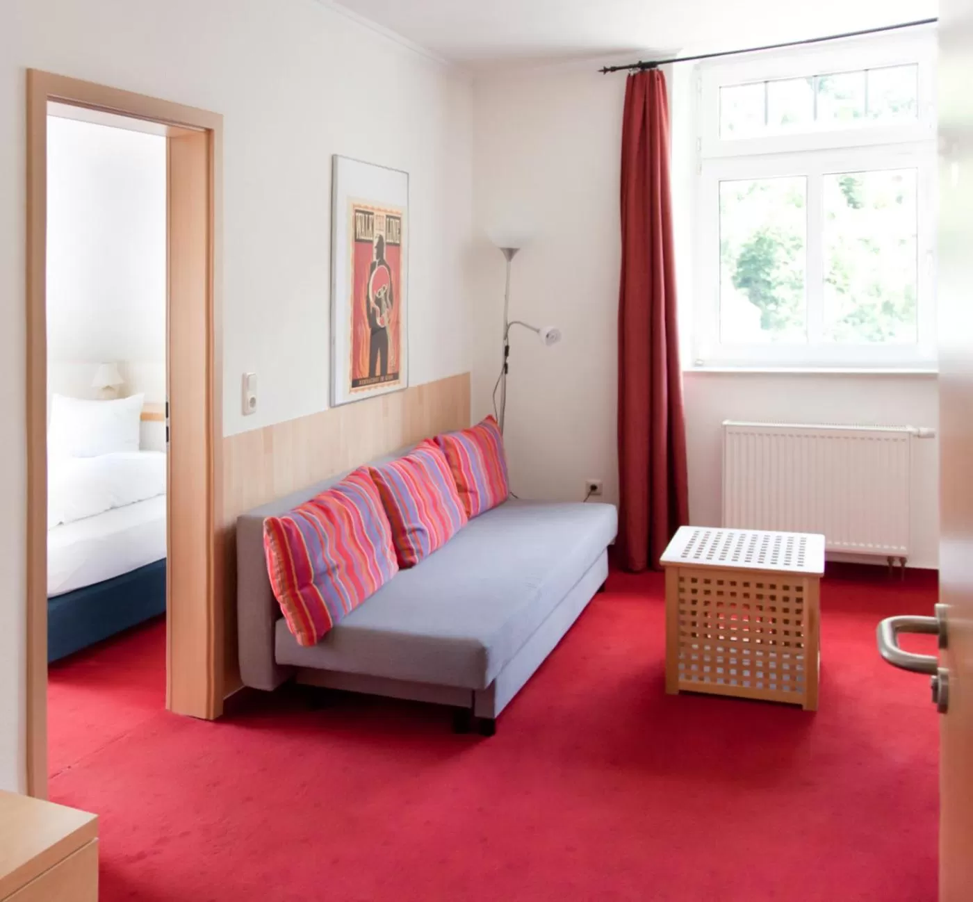 Living room, Bed in Hotel Weidenhof