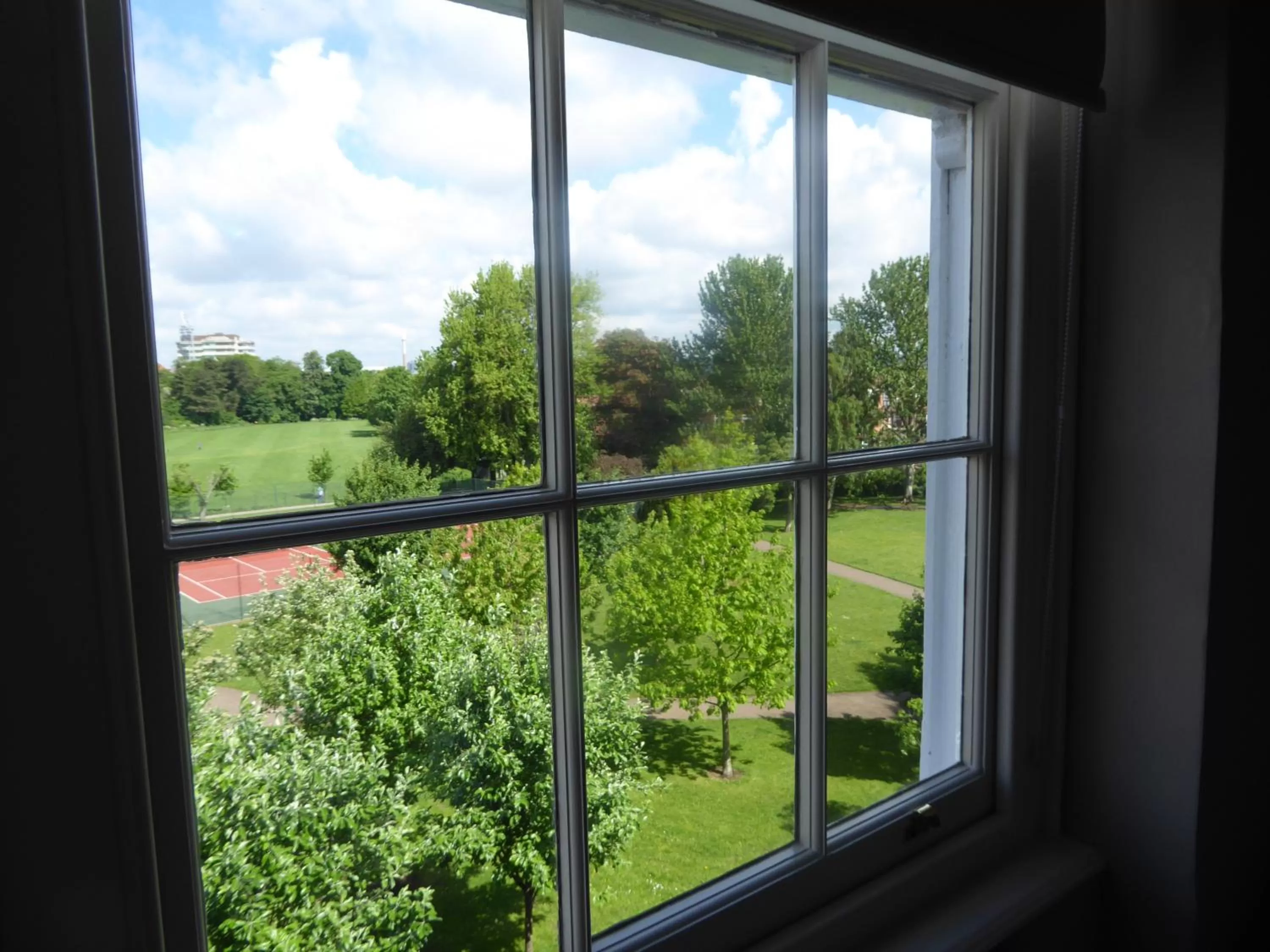 Garden view in Birchover Bridgford Hall