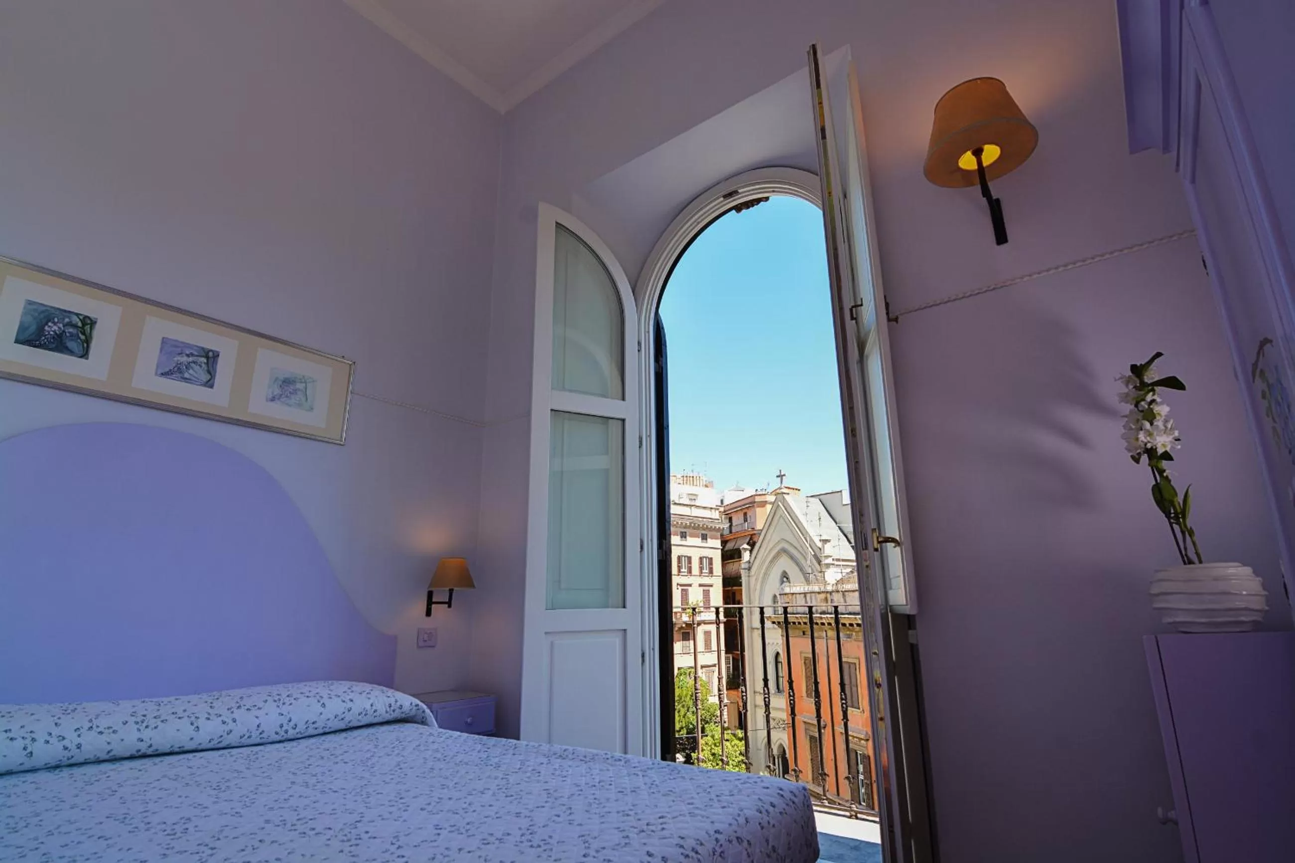 Decorative detail, Bed in Lilium Boutique Hotel