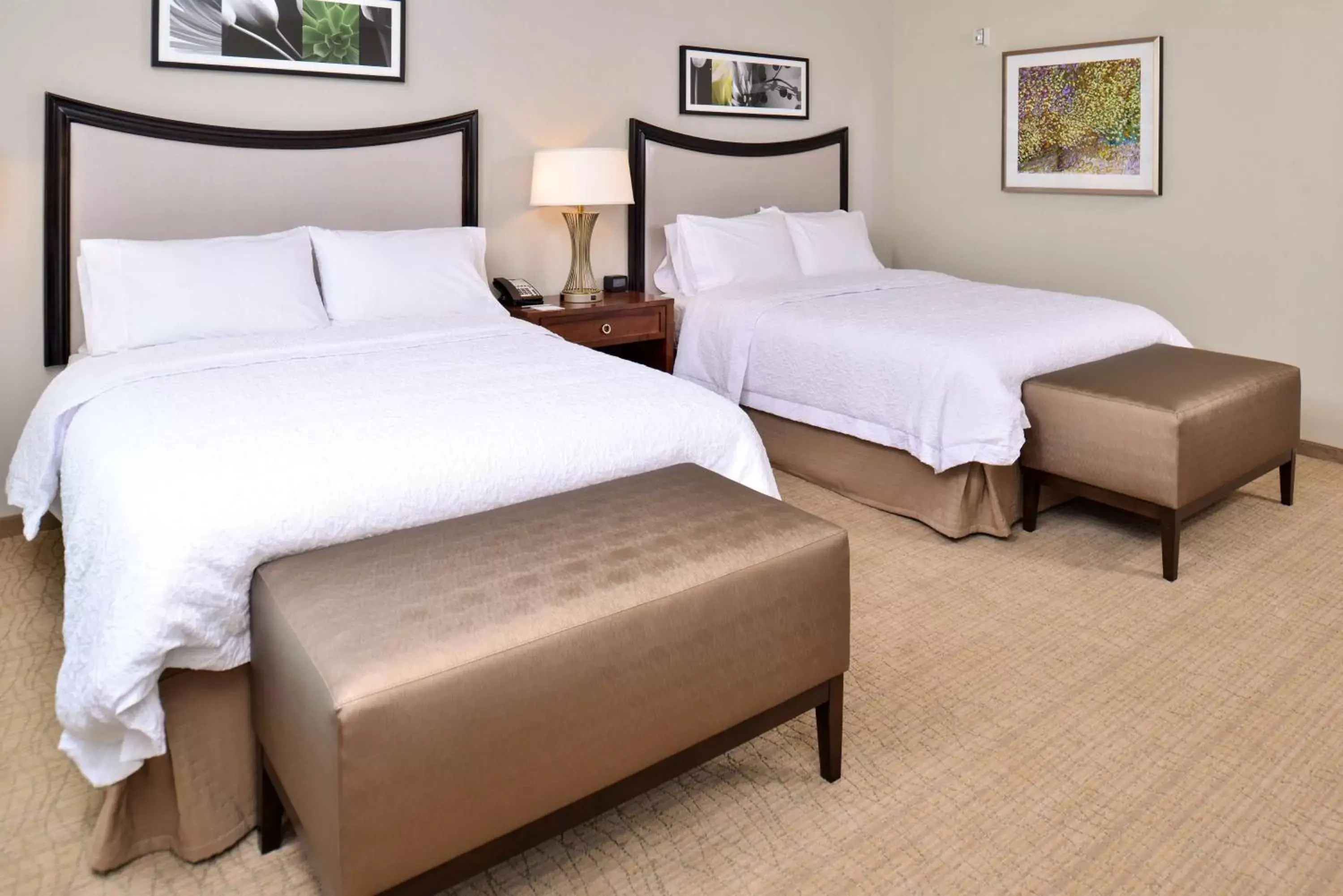 Queen Room with Two Queen Beds with Roll In Shower - Mobility/Hearing Access in Hampton Inn & Suites Orlando/Downtown South - Medical Center Queen Room with Two Queen Beds with Roll In Shower - Mobility/Hearing Access in Hampton Inn & Suites Orlando/Downtown South - Medical Center