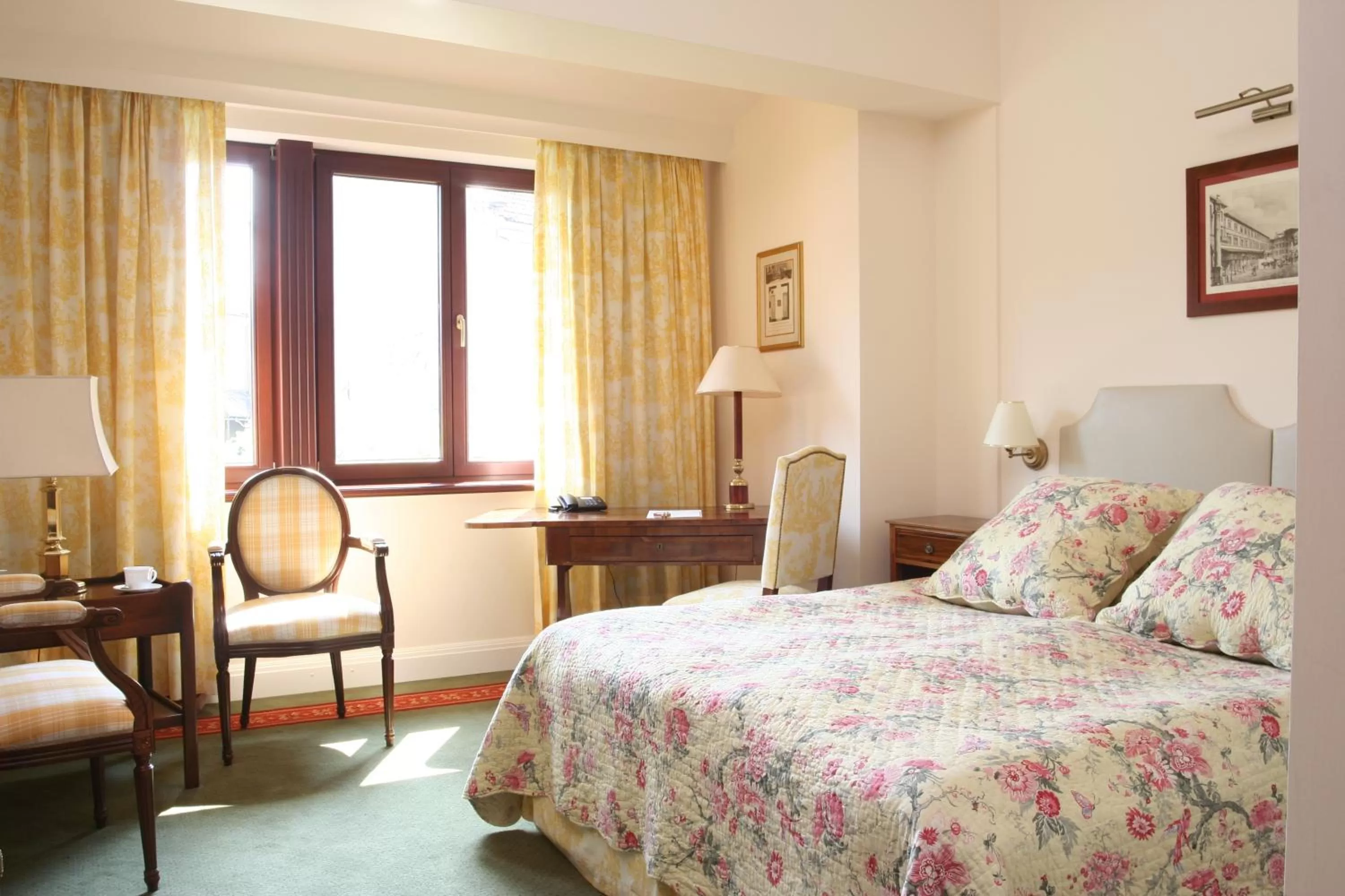 Bed in Hotel Gródek