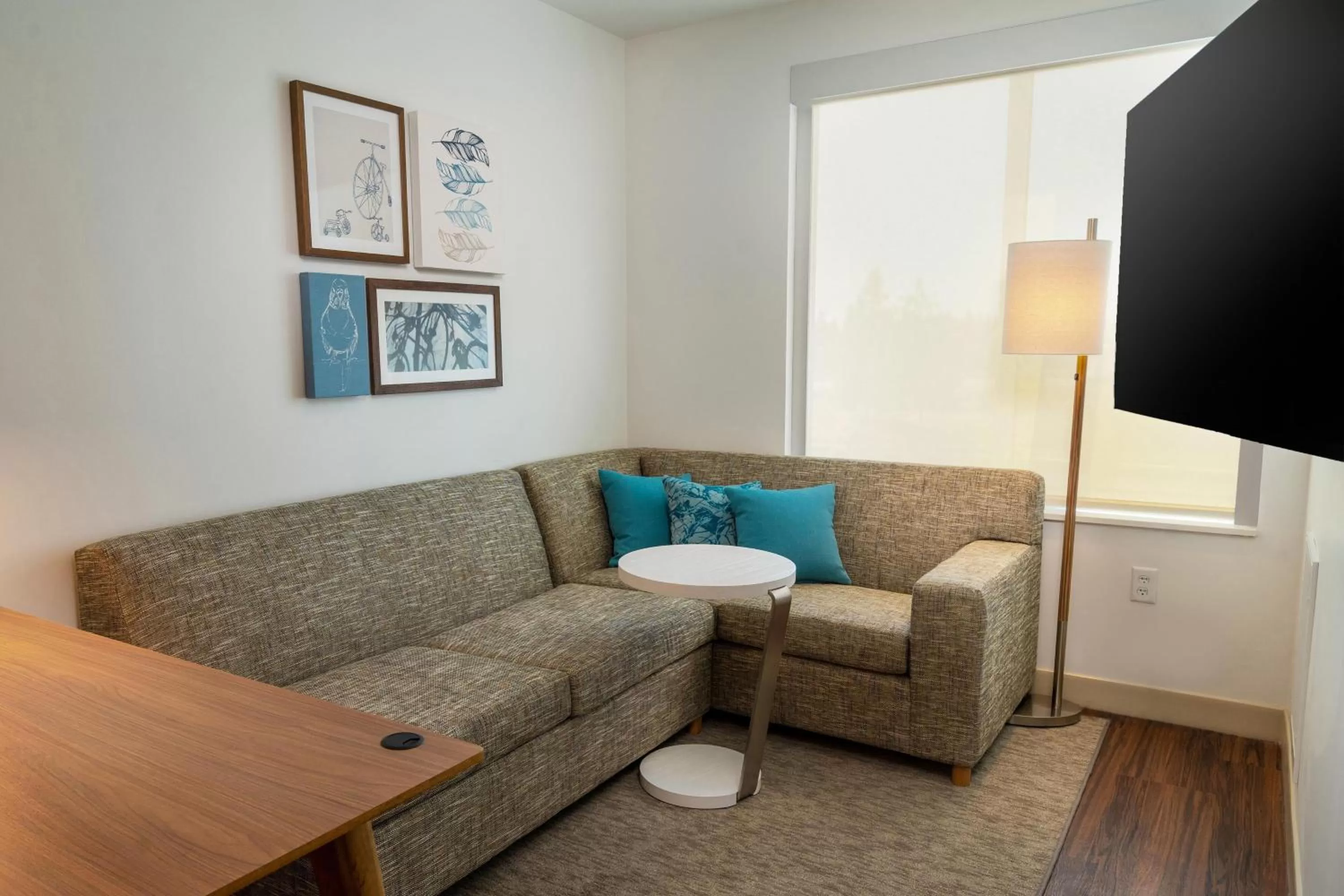 Living room in Element Sacramento Airport