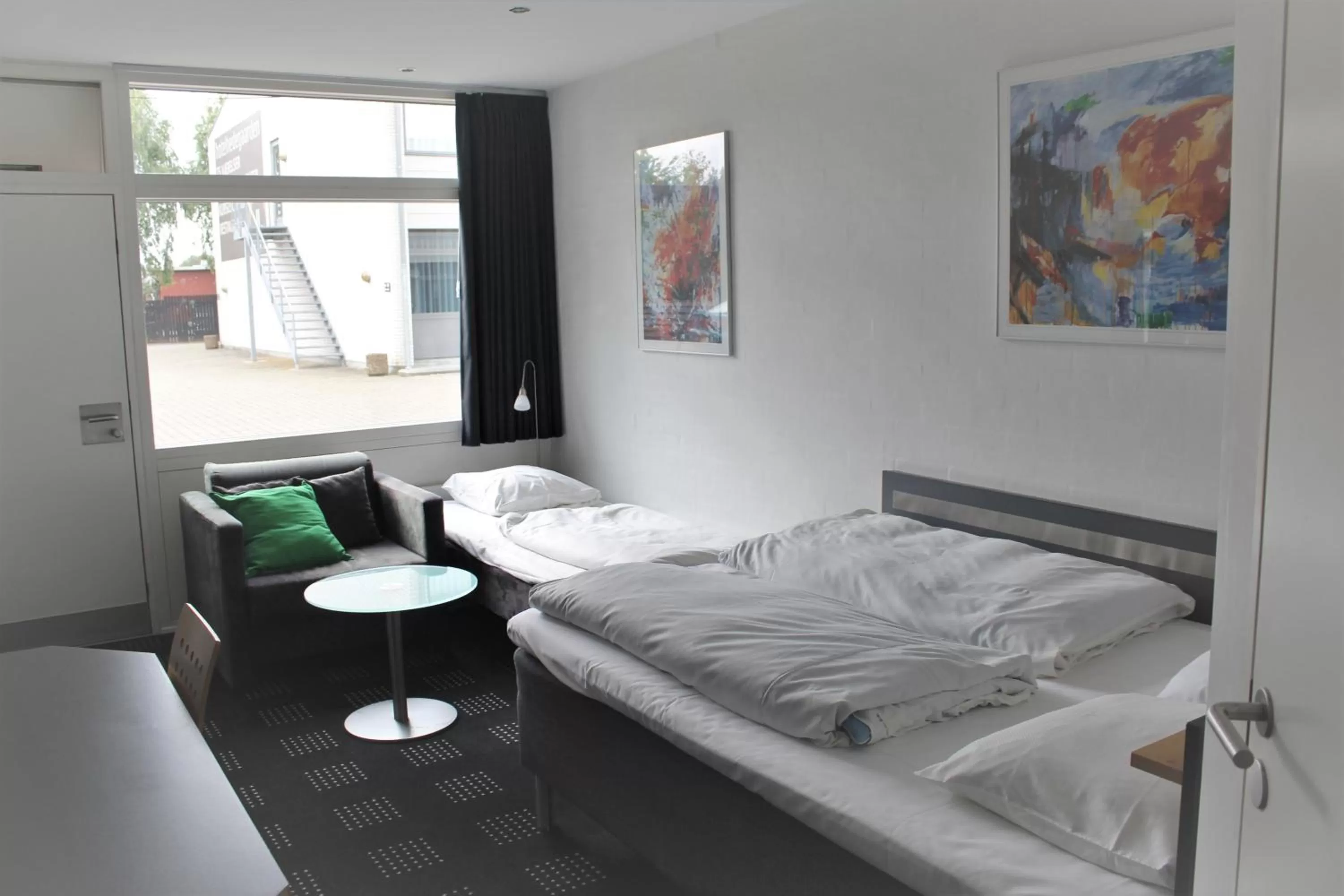 Bed in Hotel Hedegaarden