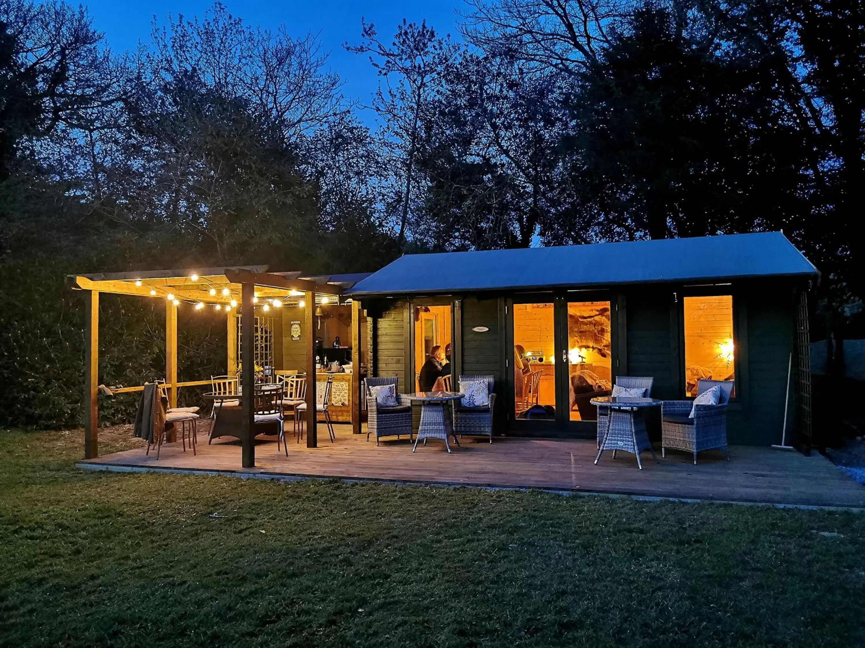 BBQ facilities in Glangwili Mansion - Luxury 5 star Bed & Breakfast