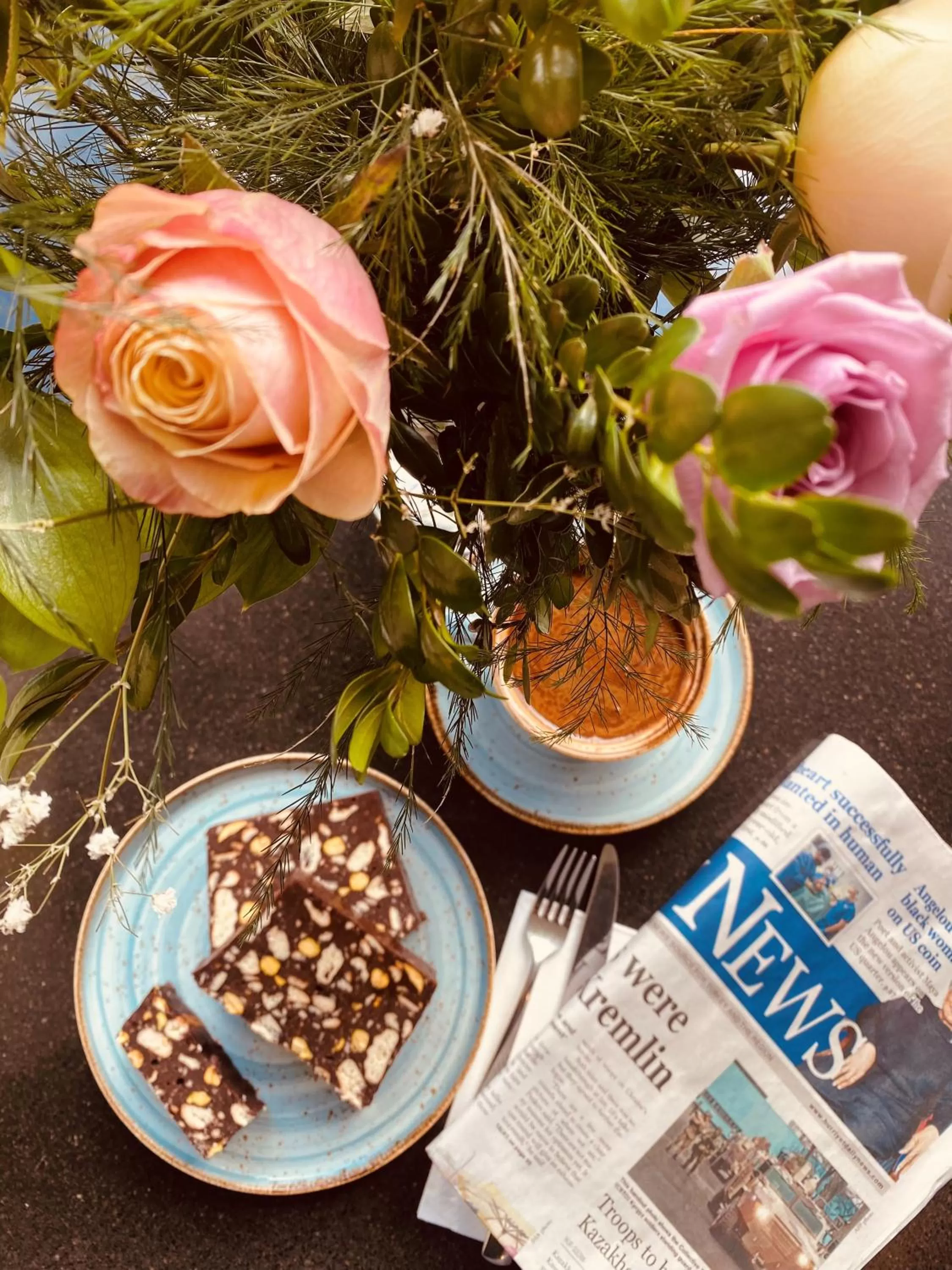 Food close-up in Galata Times Hotel