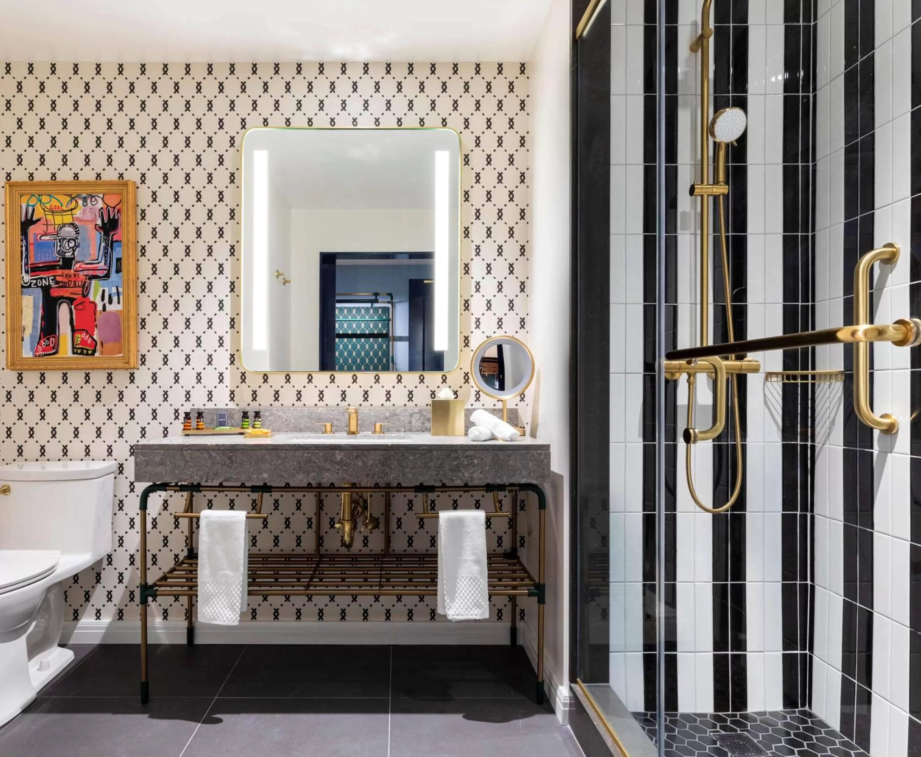 Bathroom in Canopy By Hilton Philadelphia Center City