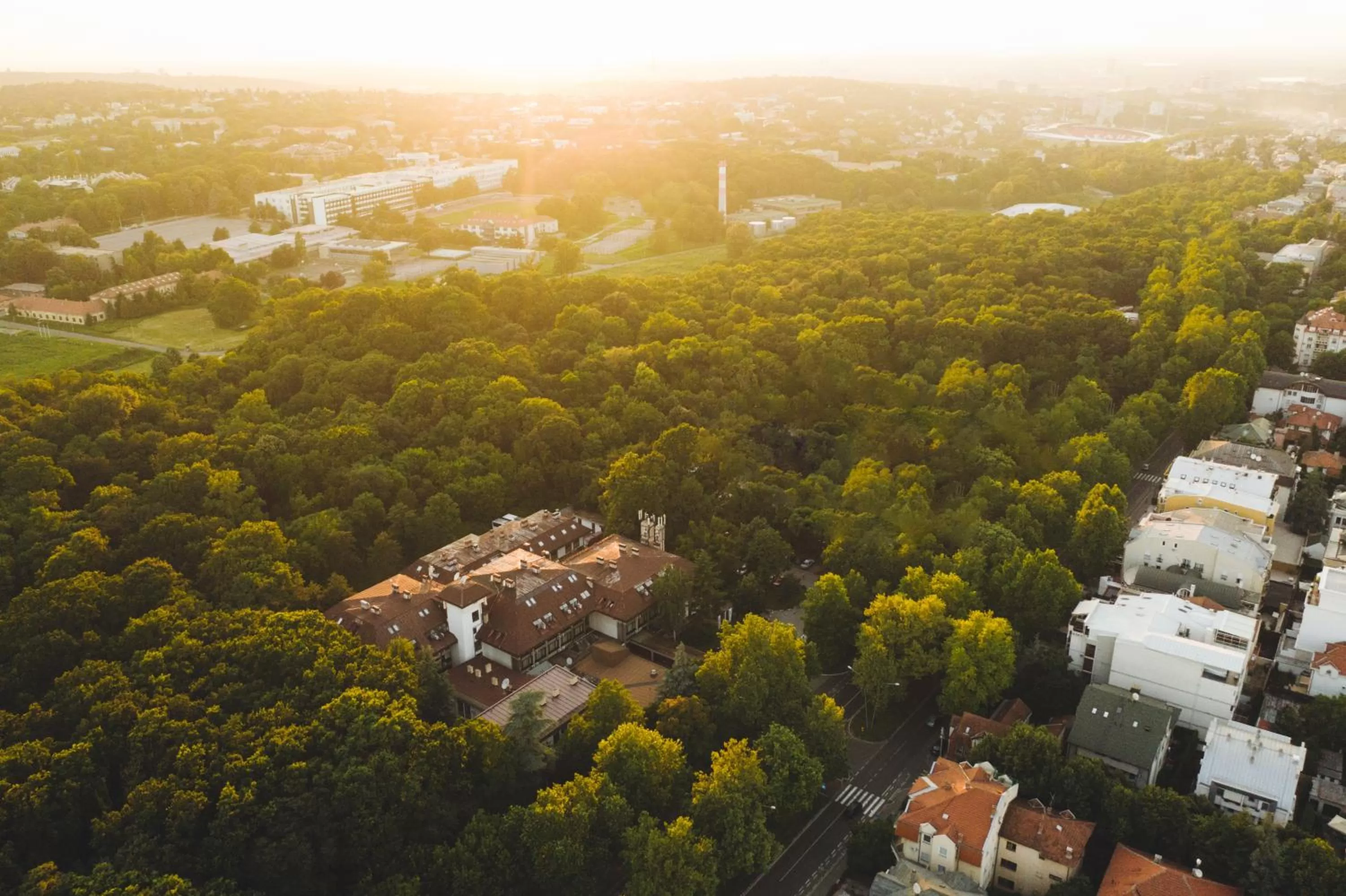 Bird's eye view in Hotel M