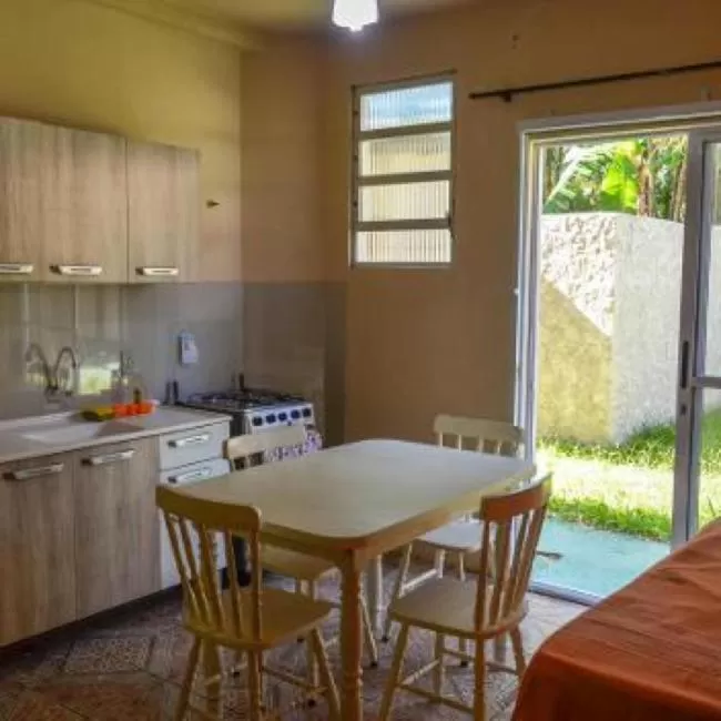 Kitchen or kitchenette in Apart da Cachoeira