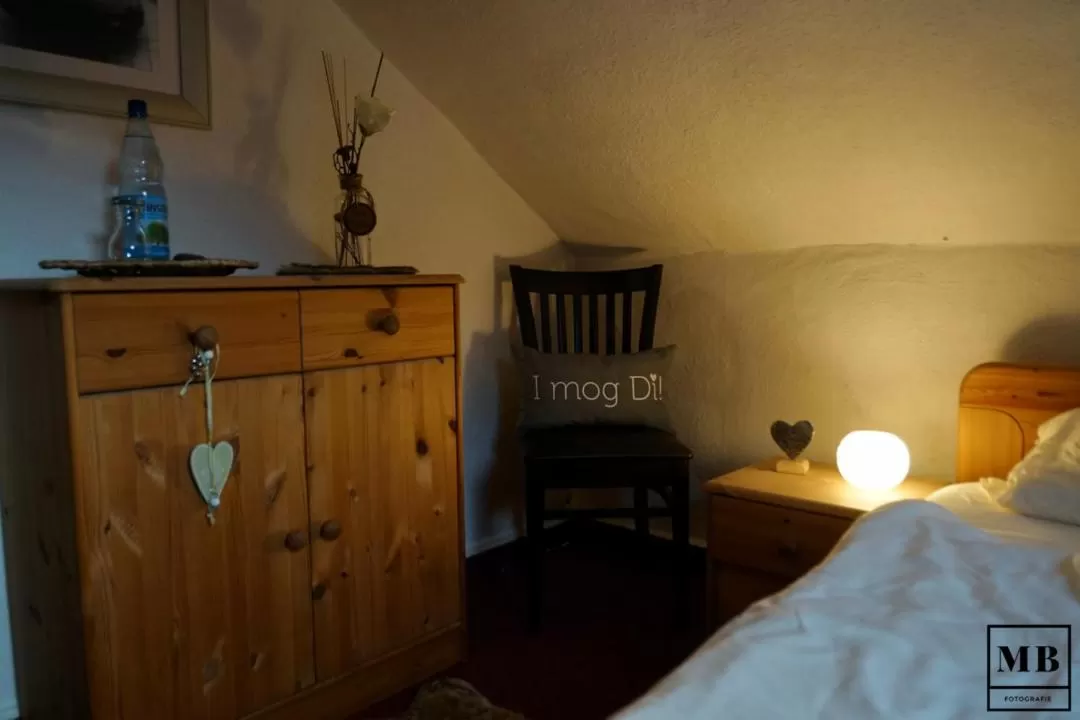 Photo of the whole room, Bed in Pension Waldschlösschen