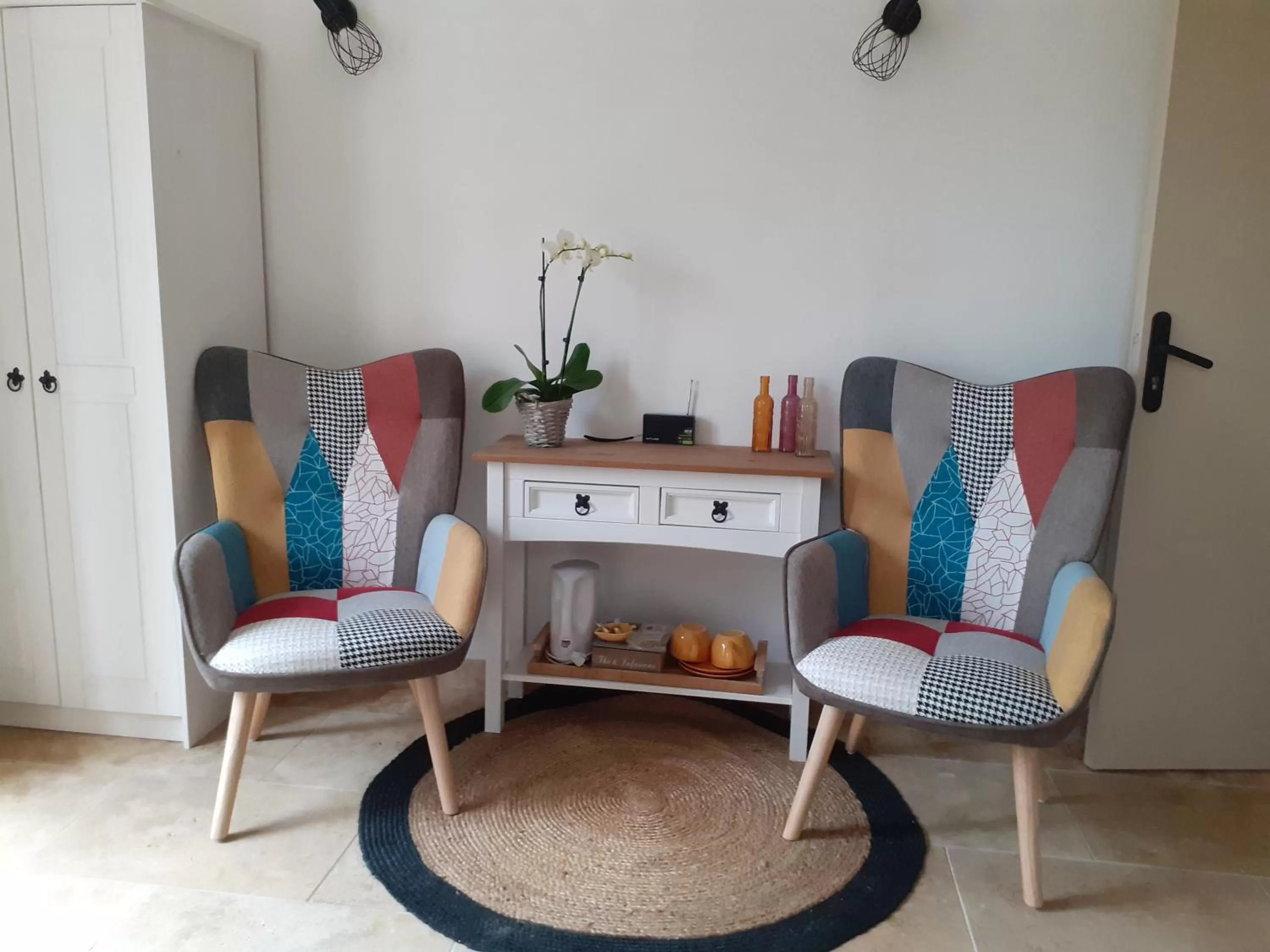 Living room, Seating Area in La Sapiniére -chambres climatisées