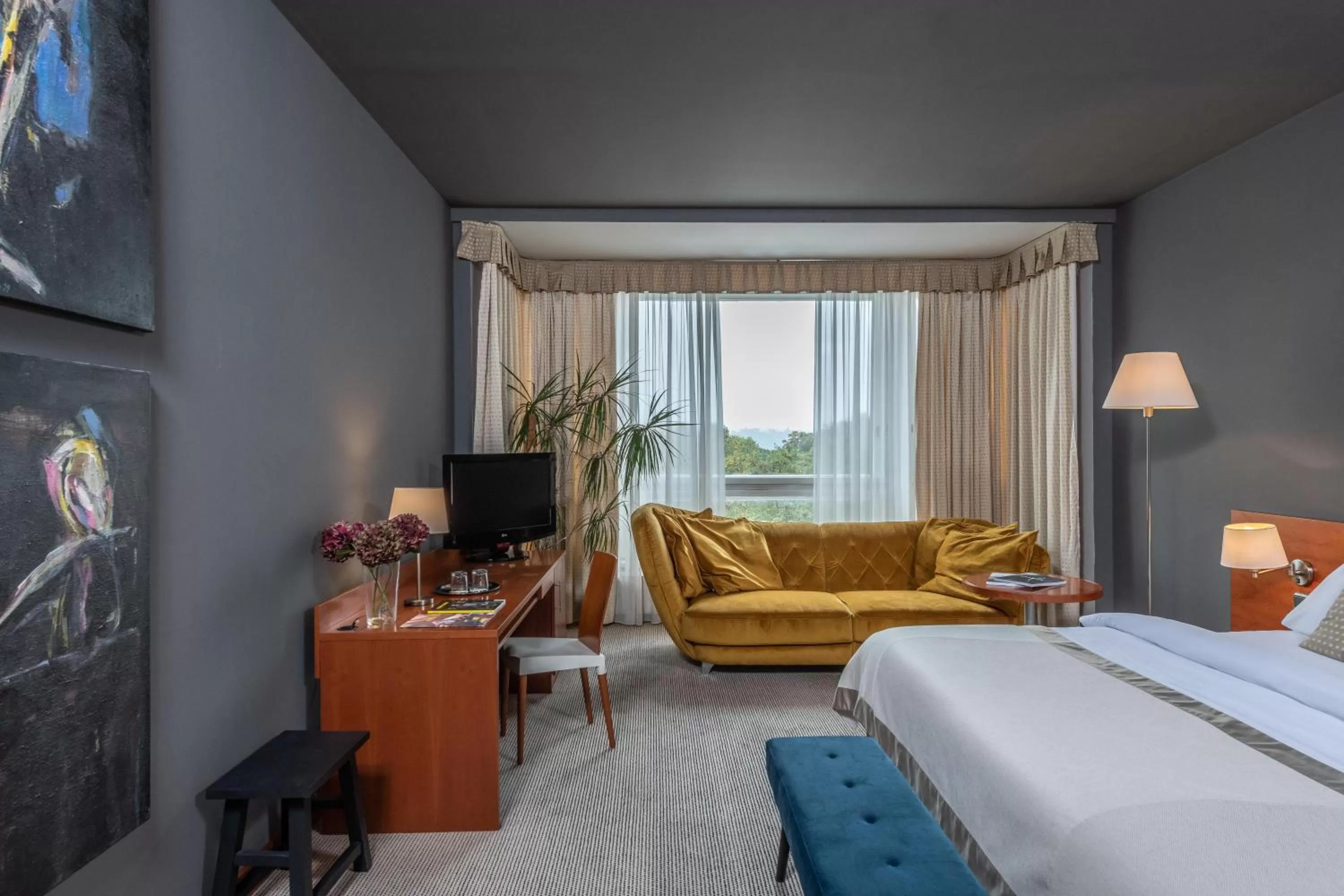 Bedroom, Bed in Art Hotel Prague