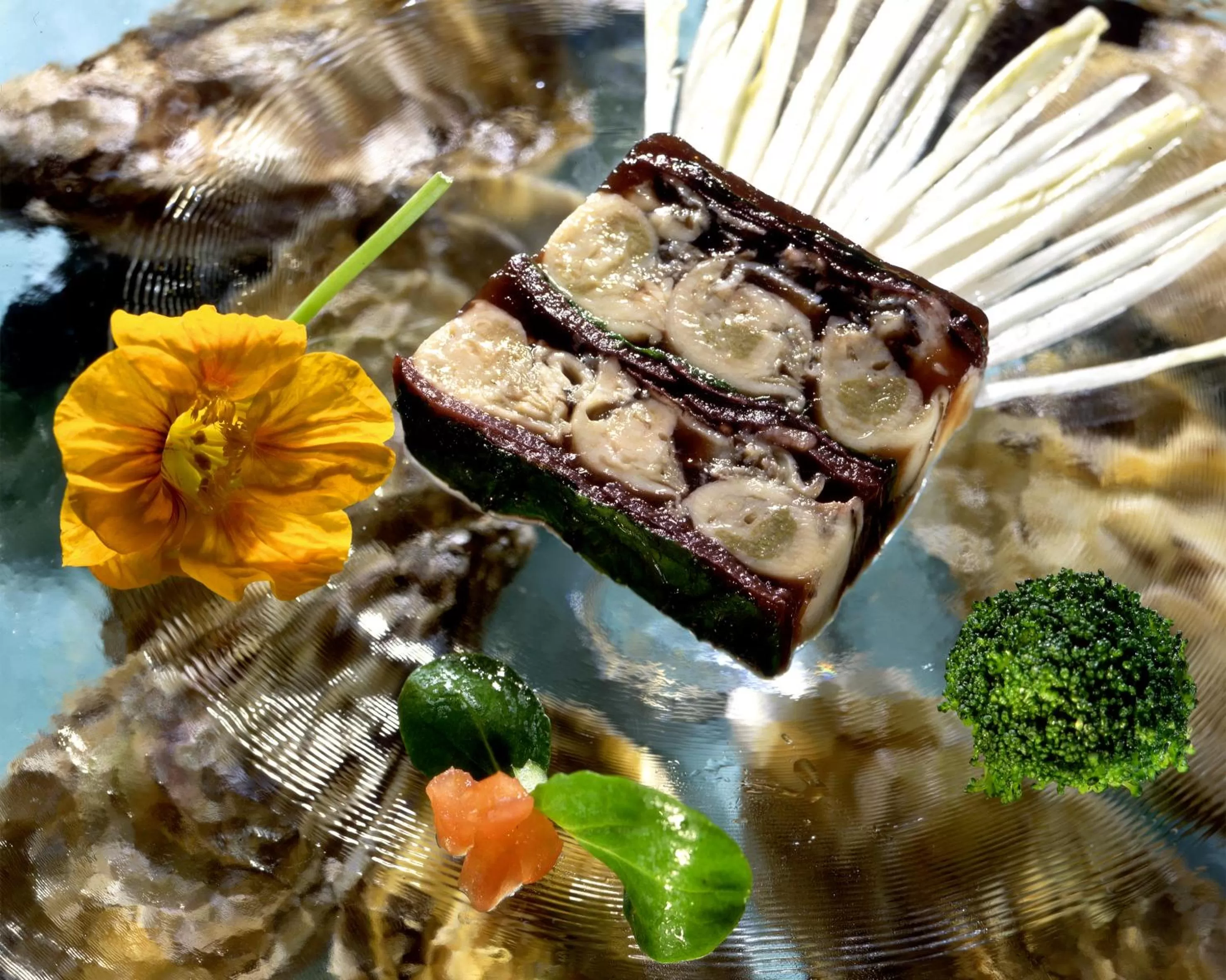 Food close-up in La Côte Saint Jacques