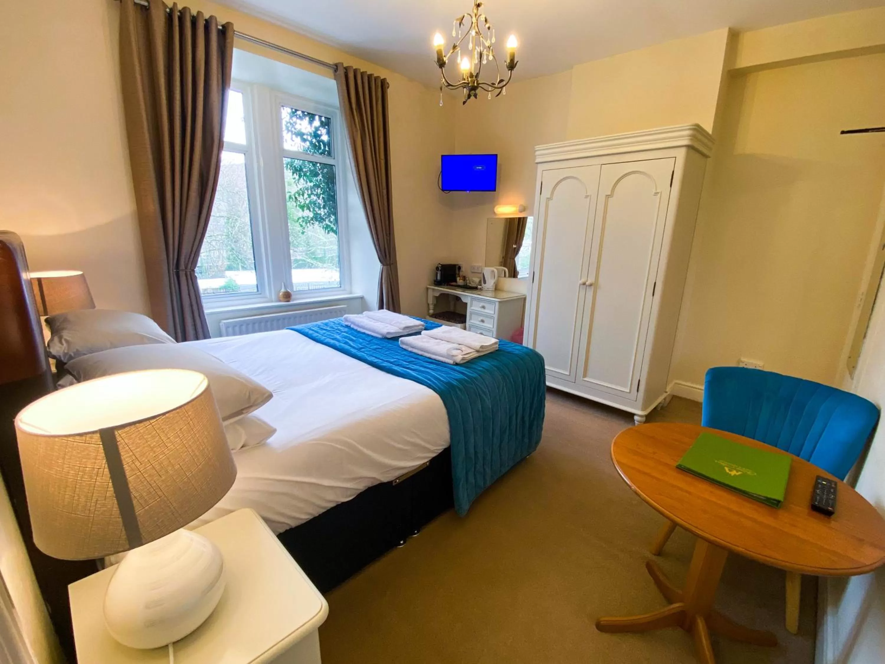 Bed in Glan Aber Hotel