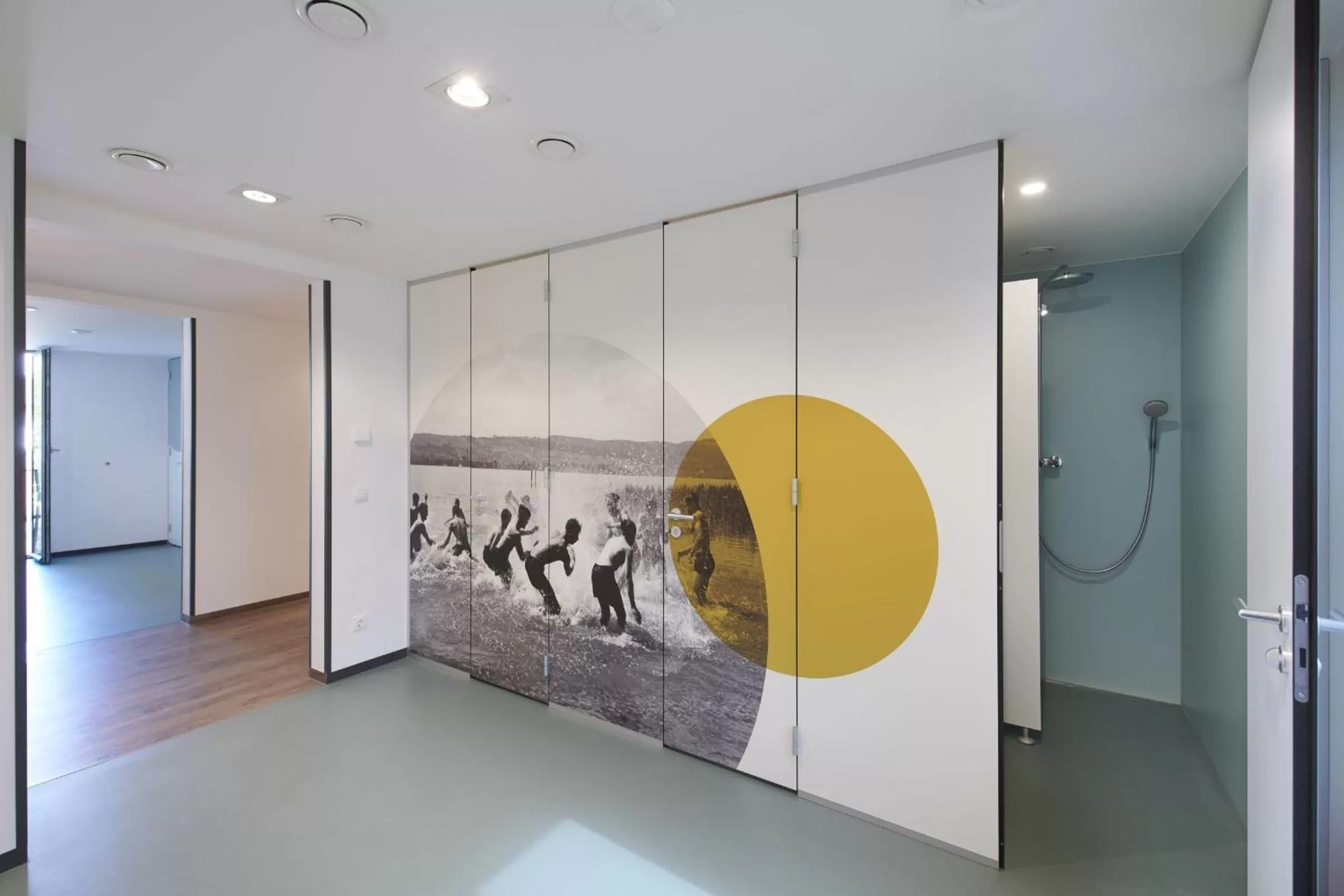 Shower in Radhotel am Gleis