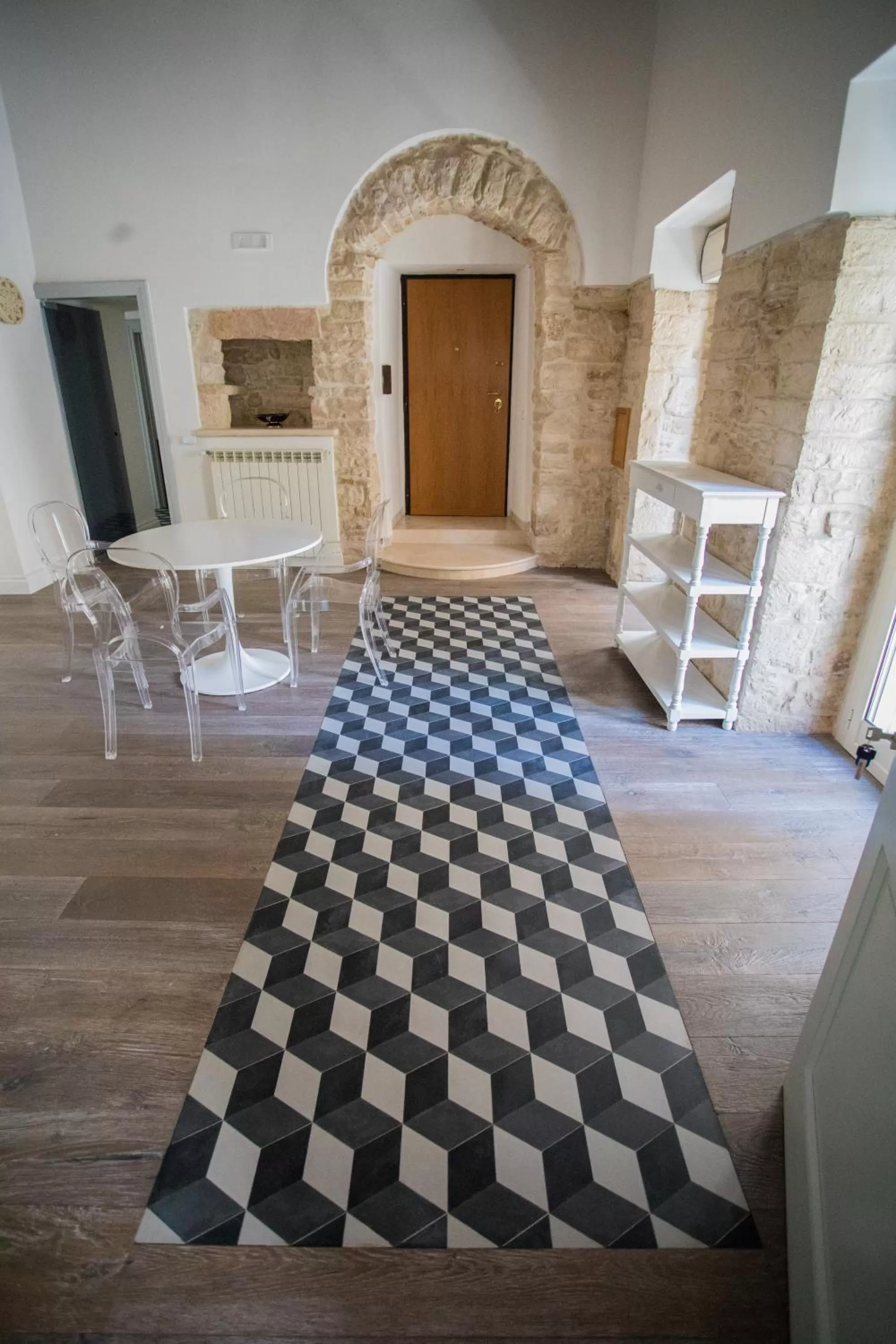 Communal lounge/ TV room, Bed in Palazzo Siena De Facendis