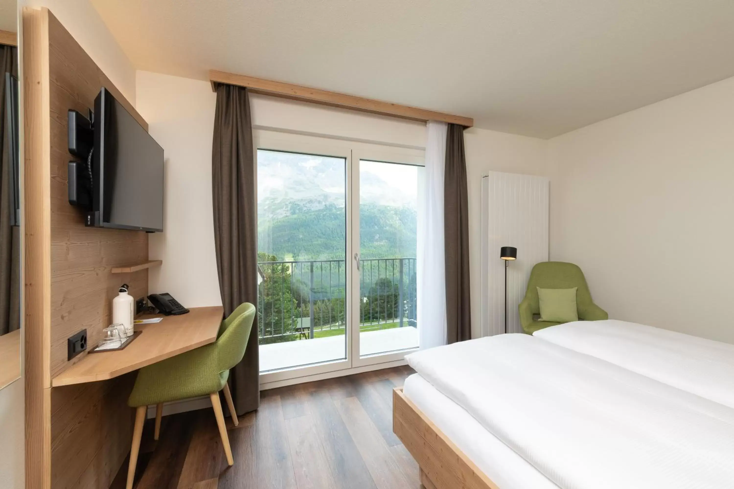 Double Room with Balcony in Berghotel Randolins Double Room with Balcony in Berghotel Randolins