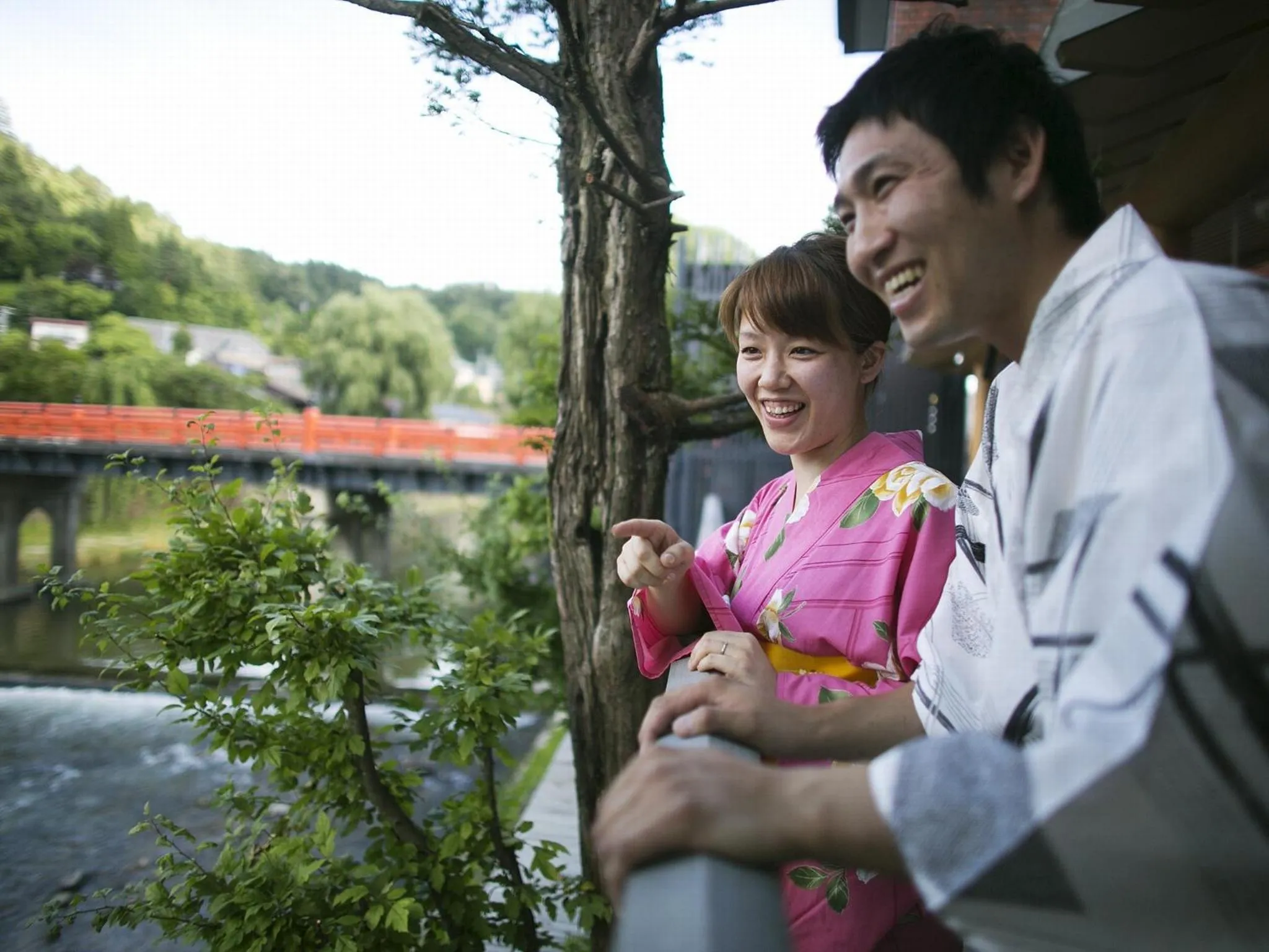 People in Honjin Hiranoya Kachoan