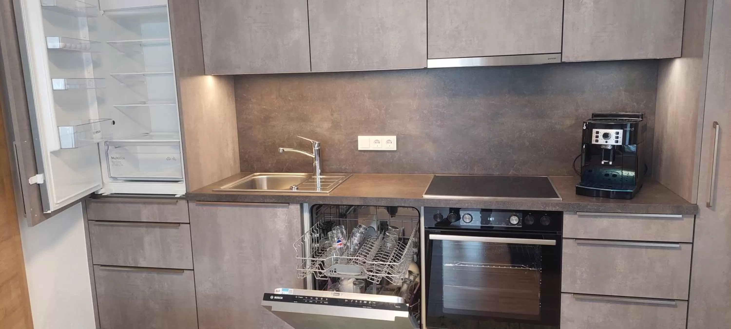 Kitchen/Kitchenette in Pension Wildental