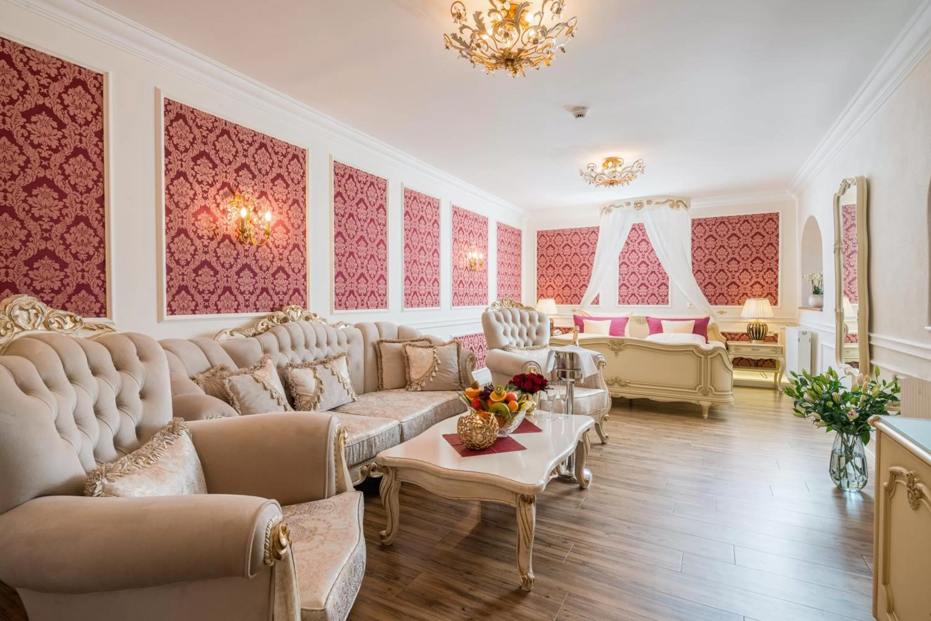 Living room in Schlosshotel Klaffenbach