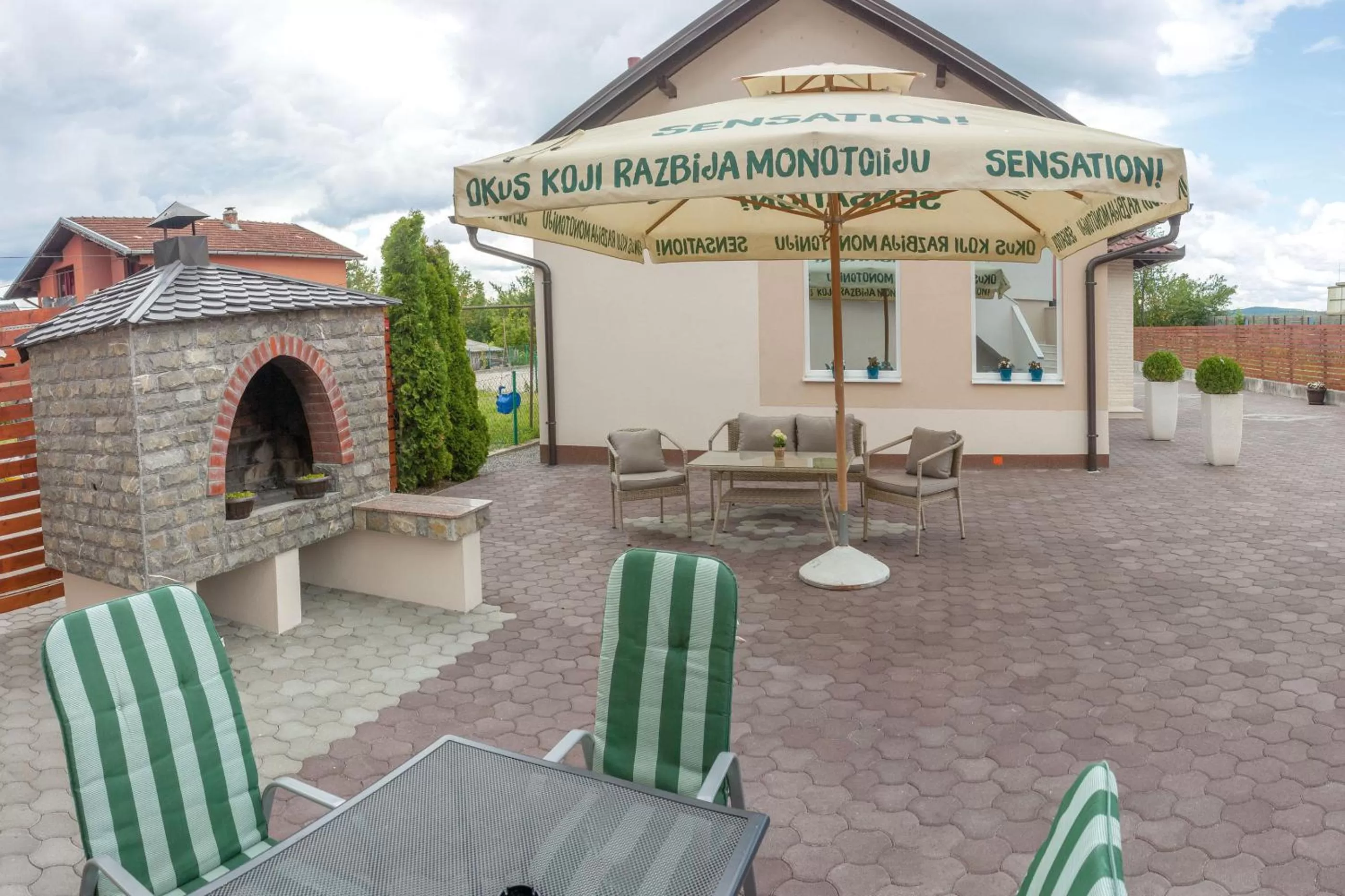 BBQ facilities in Villa Maja