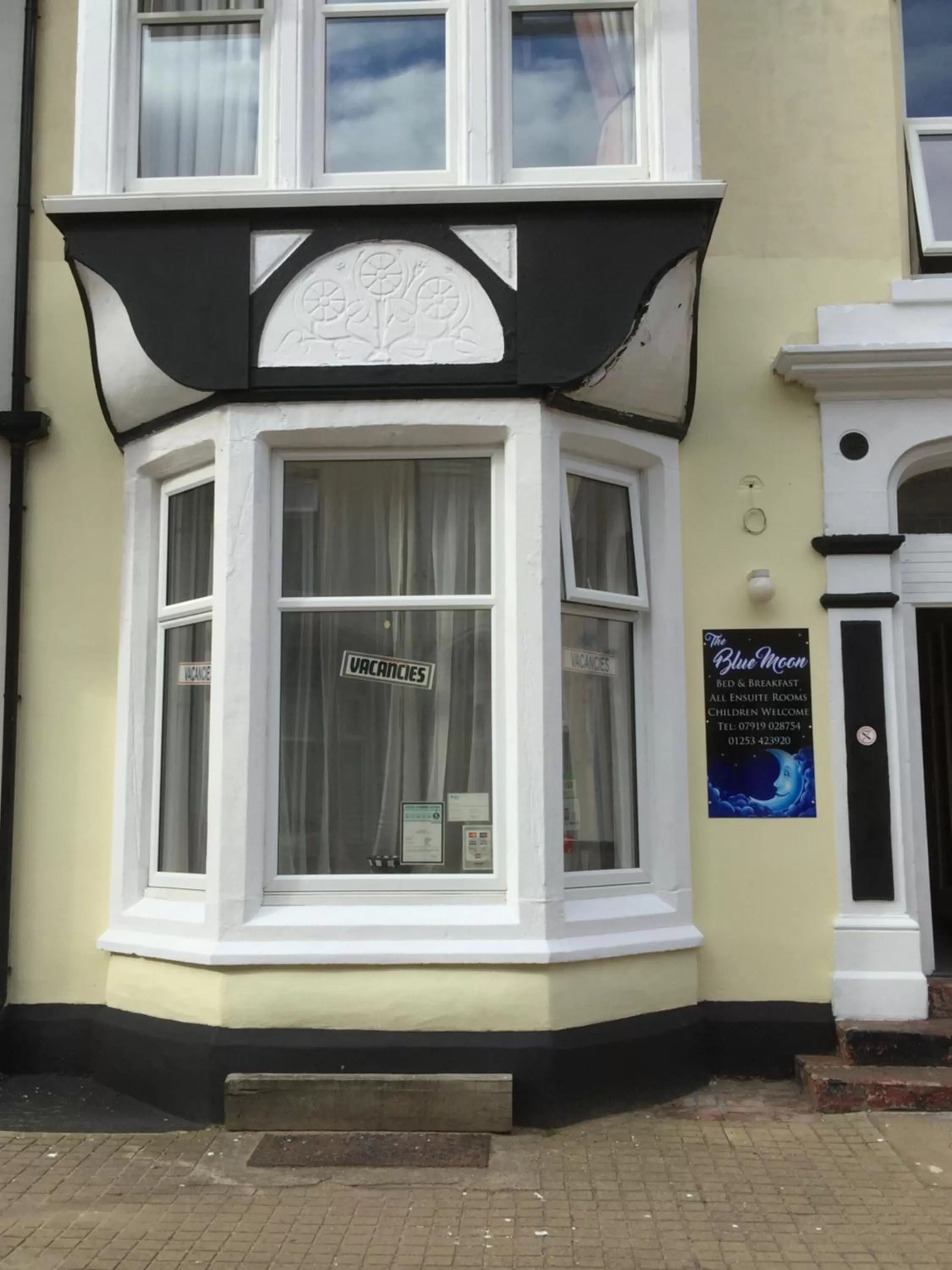 Facade/entrance in The Blue Moon