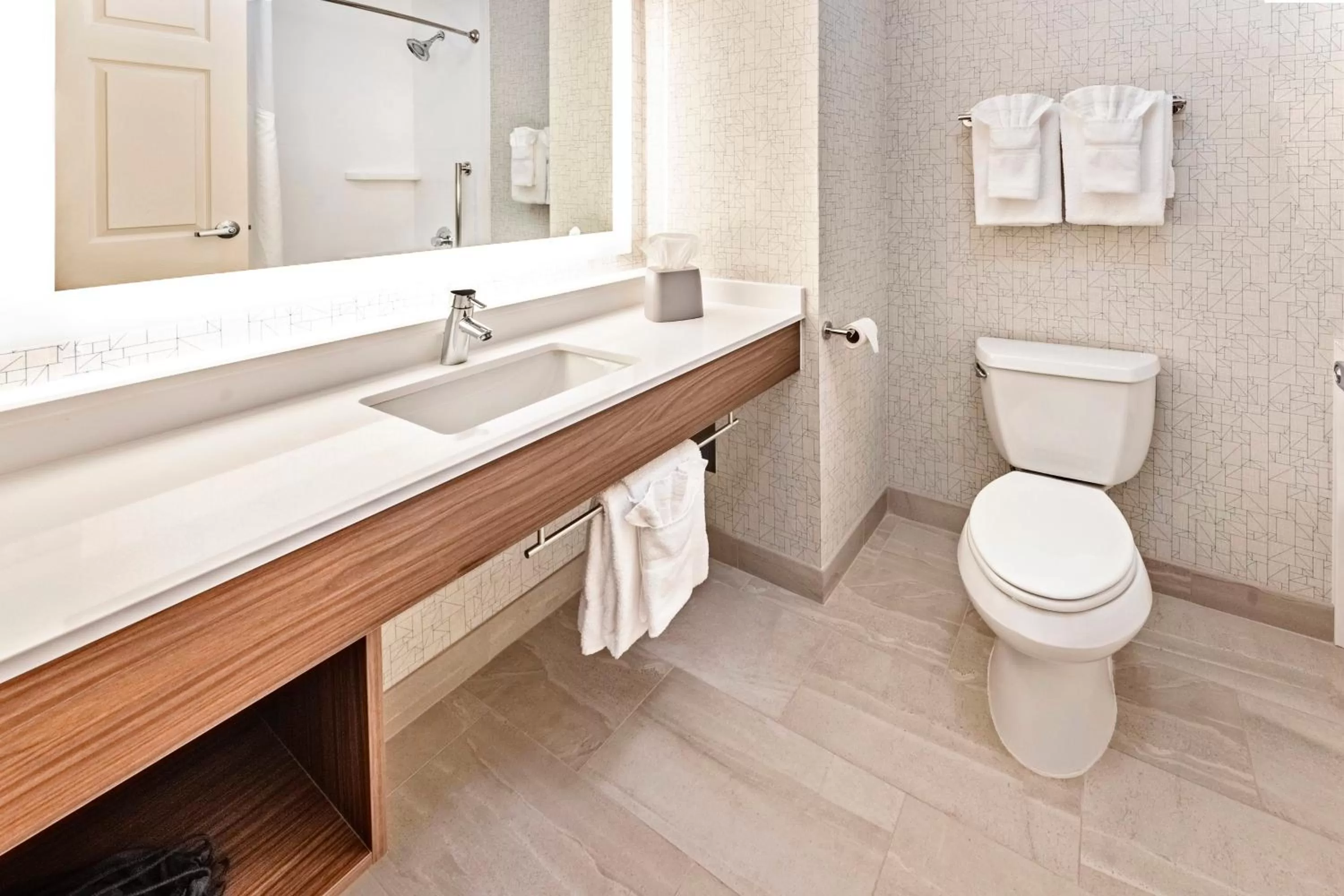 Bathroom in Holiday Inn Express Hotel & Suites Lake Zurich-Barrington by IHG