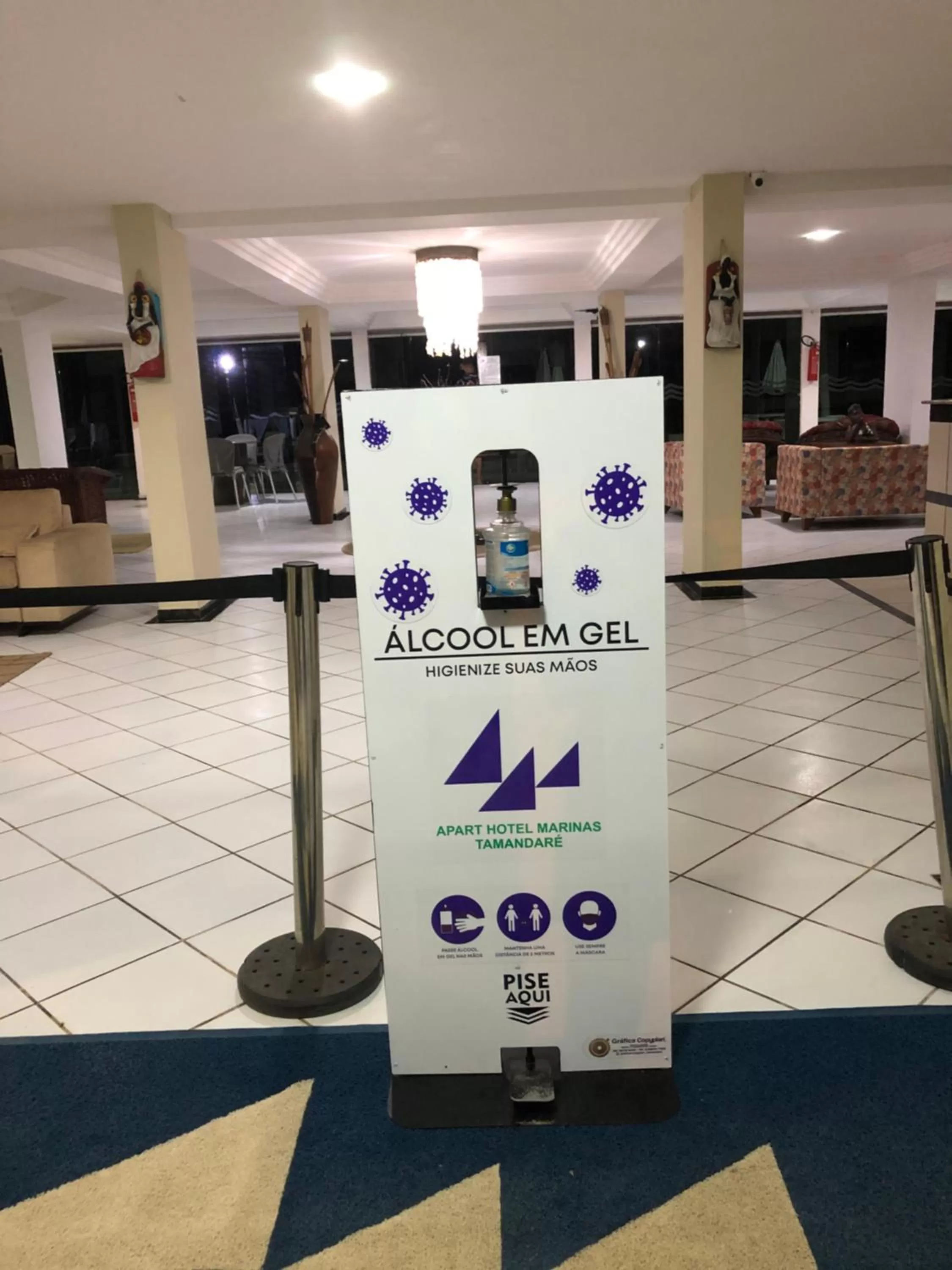 Lobby or reception in Praia dos Carneiros apart beira-mar