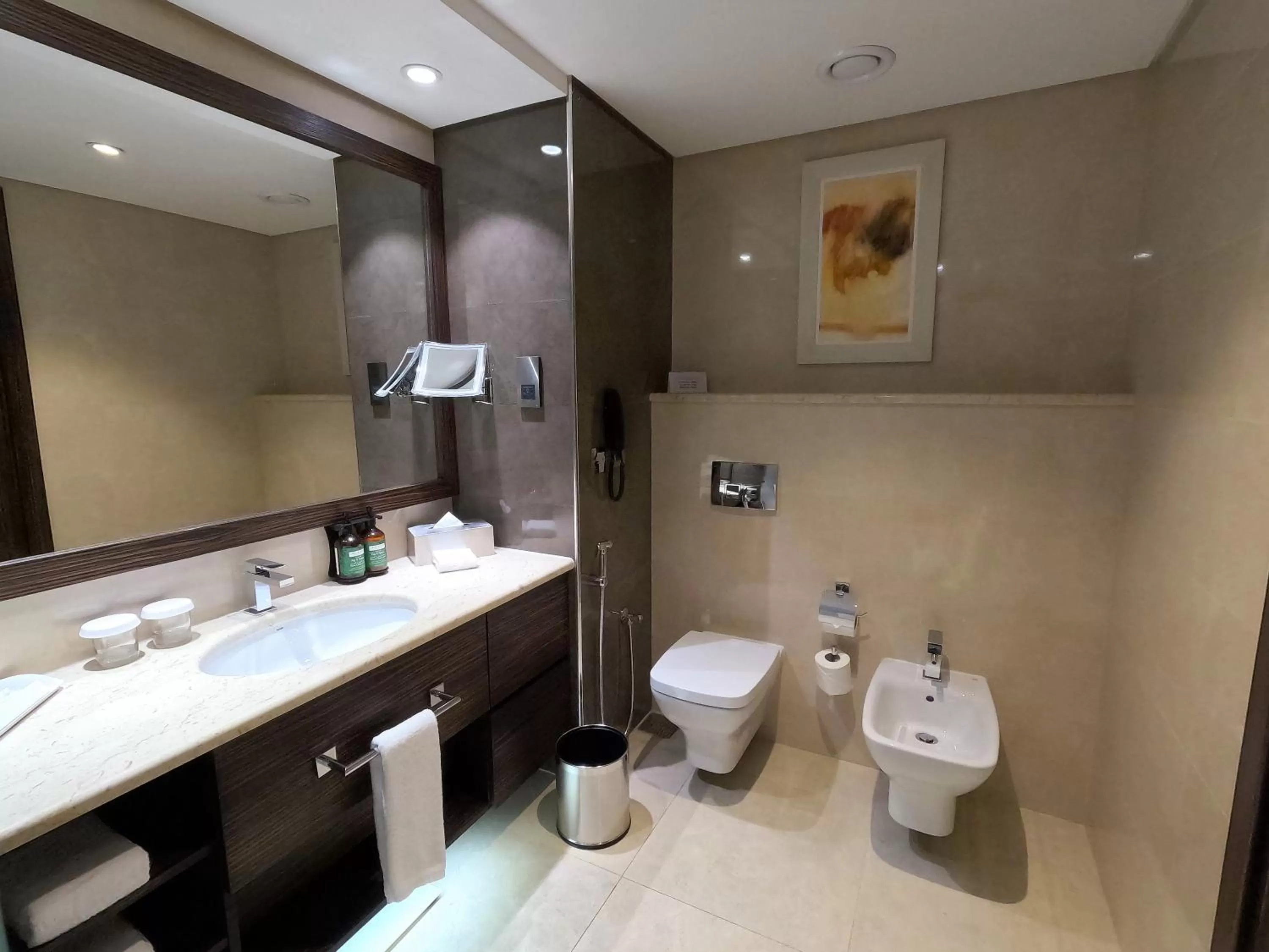 Bathroom in Crowne Plaza Kuwait Al Thuraya City by IHG