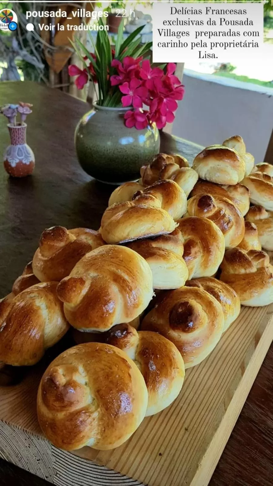 Food in Pousada Villages Boutique Hotel