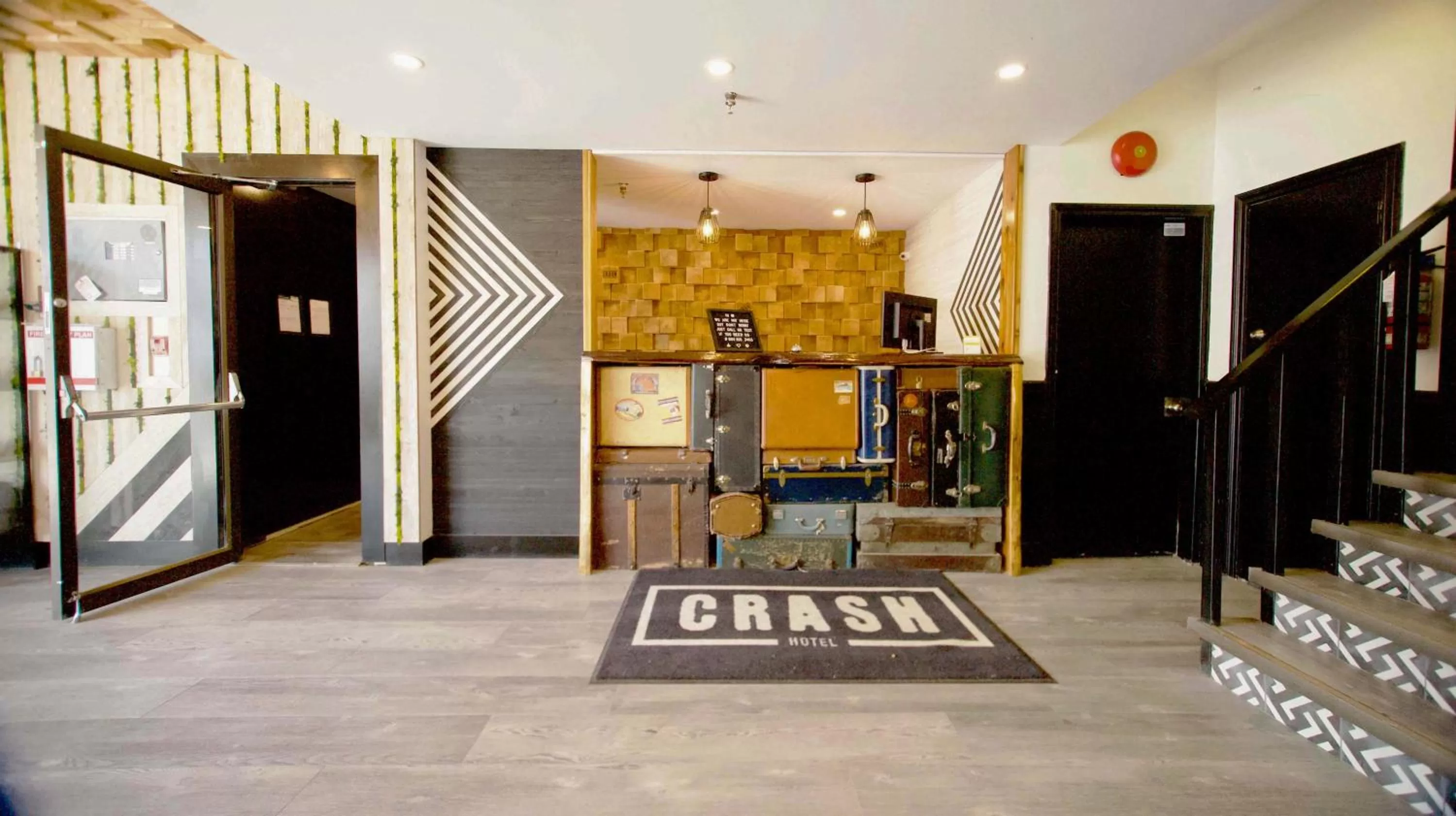 Lobby or reception in Crash Hotel Squamish