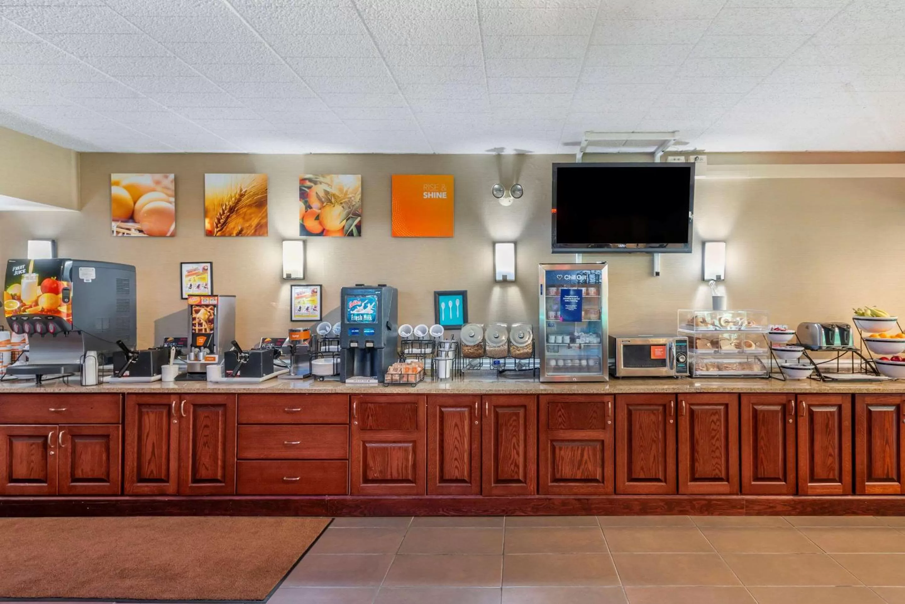 Restaurant/places to eat in Comfort Inn West Hazleton