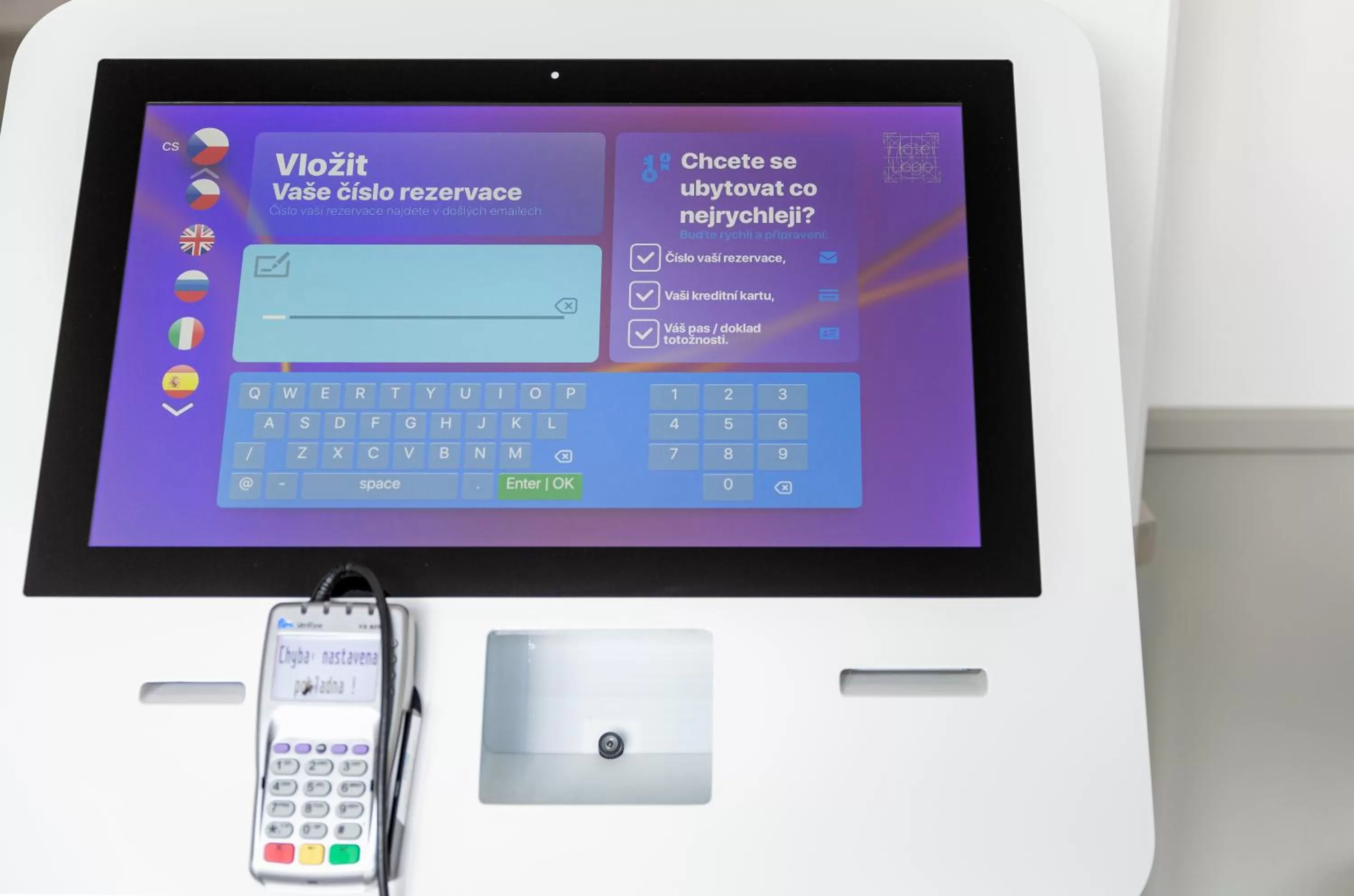 Lobby or reception, TV/Entertainment Center in Hotel Orlík