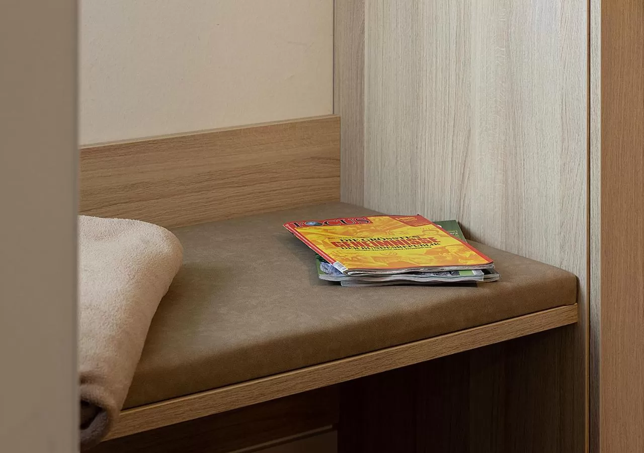 Decorative detail, Bed in Hotel Brenner