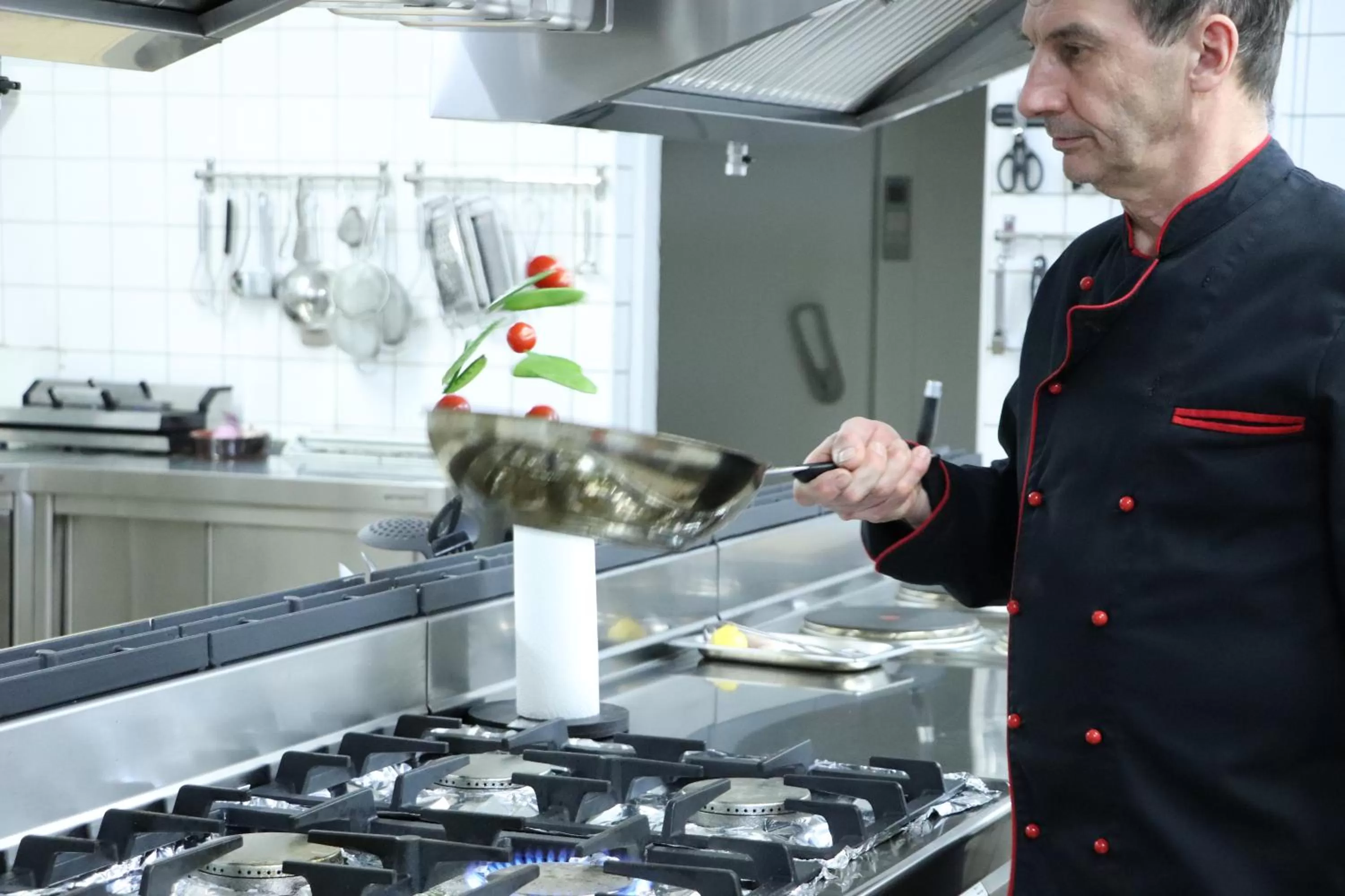 Kitchen or kitchenette, Kitchen/Kitchenette in Hotel Waldhäusel