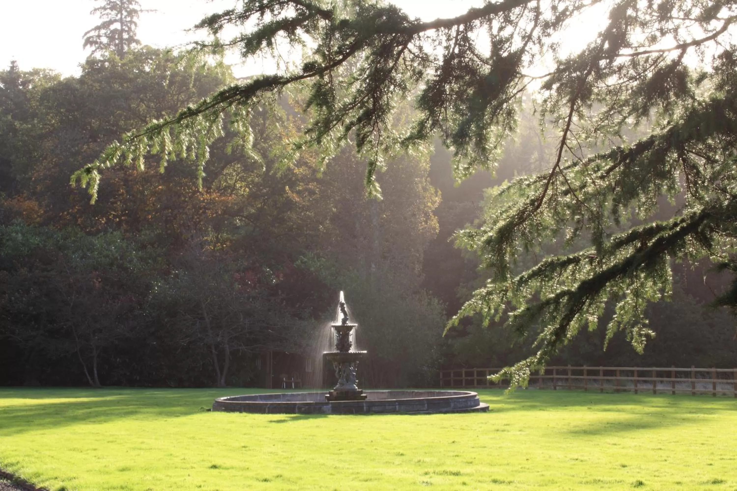 Garden in Melville Castle Hotel