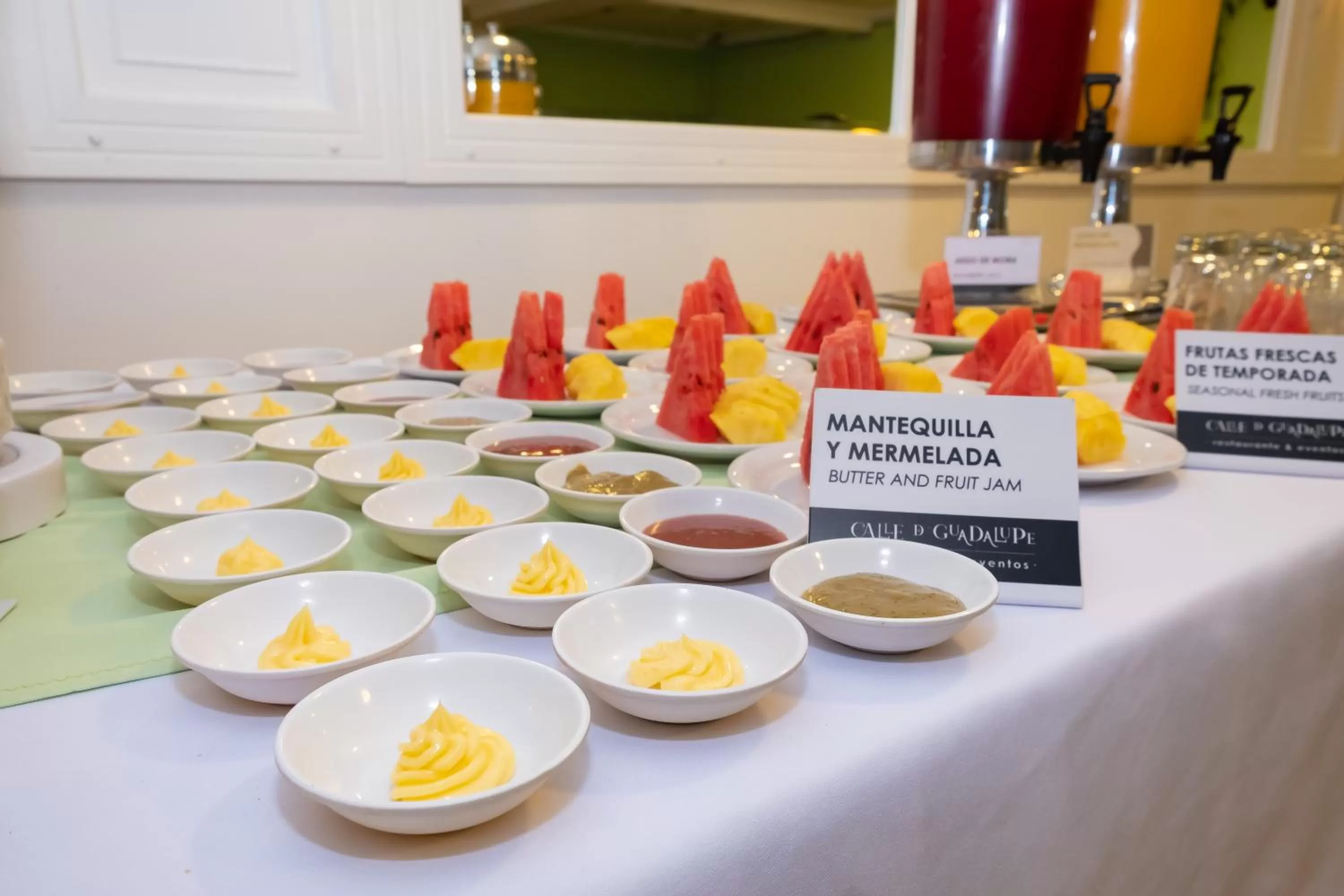 Food in Hotel Virrey Central