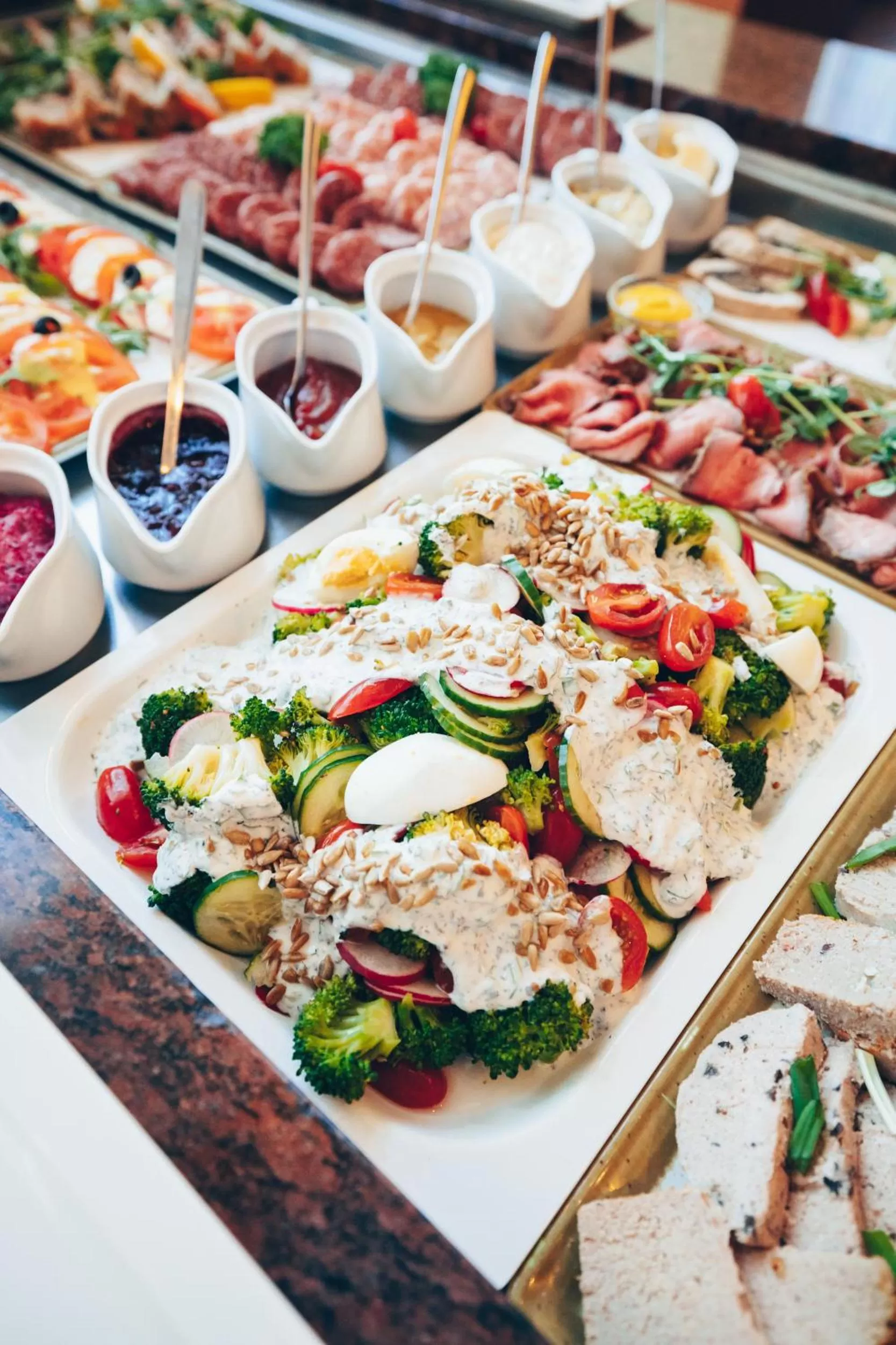 Buffet breakfast in Hotel Wellness Medical Spa Unitral