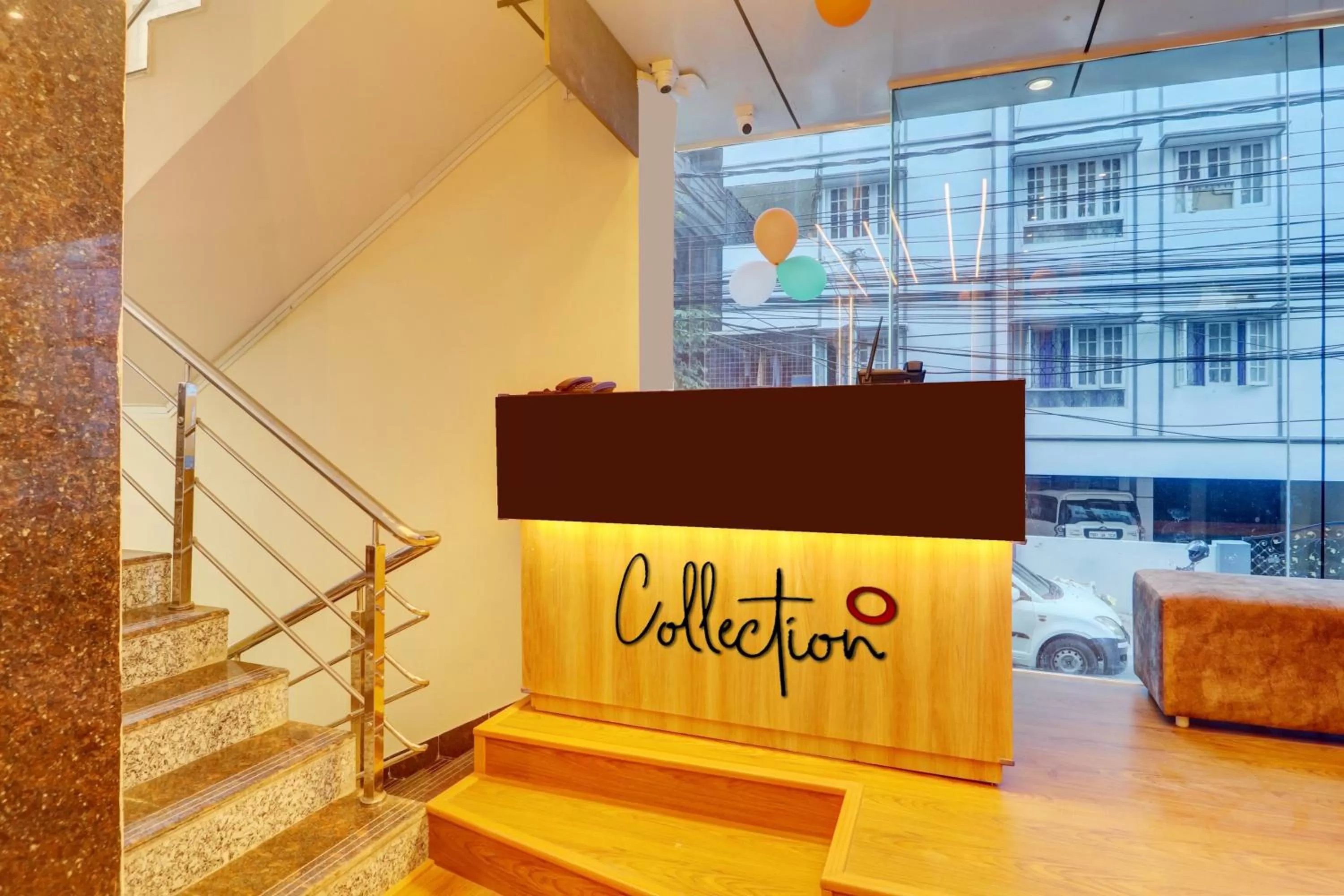 Lobby or reception in Super OYO Collection O Halcyon Madhapur