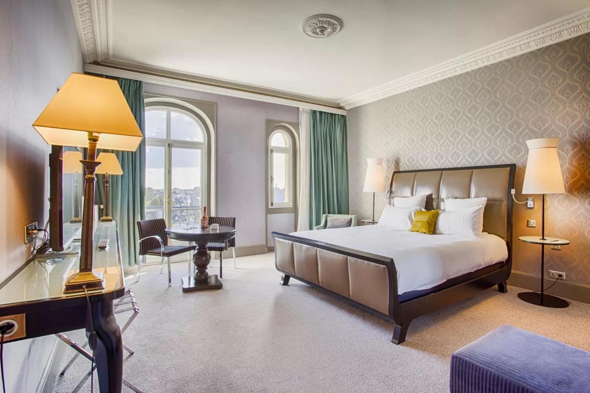 Photo of the whole room, Bed in Le Grand Hotel de Cabourg - MGallery Collection